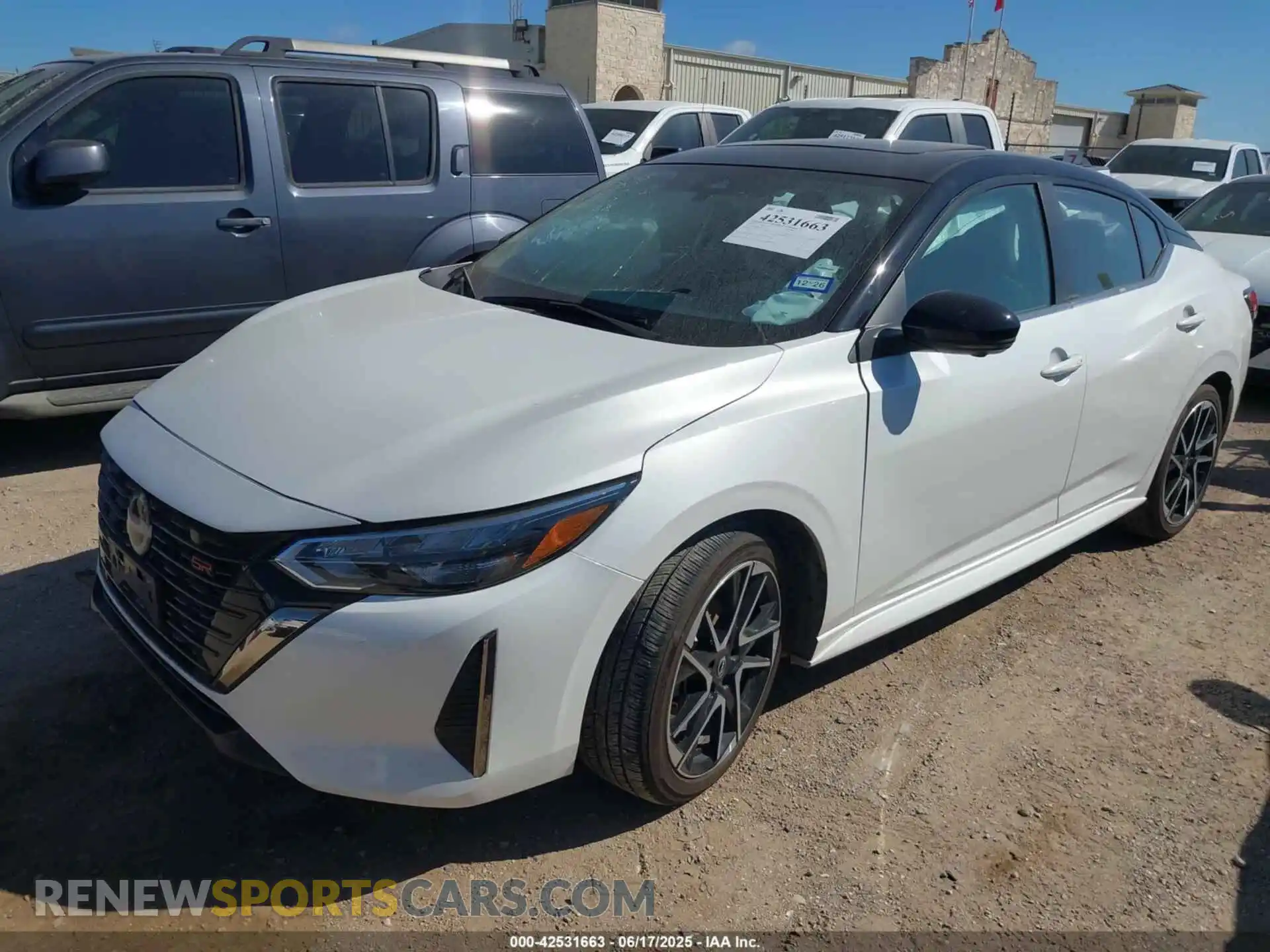 2 Photograph of a damaged car 3N1AB8DV3SY267437 NISSAN SENTRA 2025