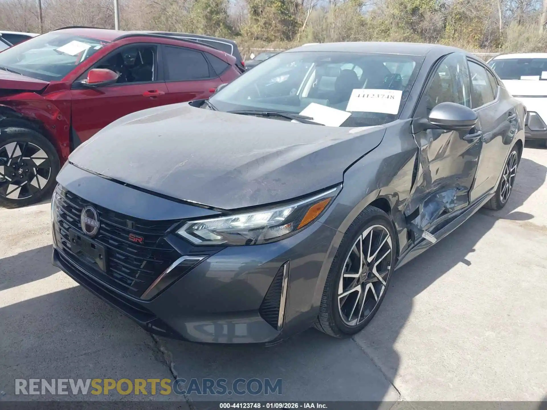2 Photograph of a damaged car 3N1AB8DV7SY308233 NISSAN SENTRA 2025