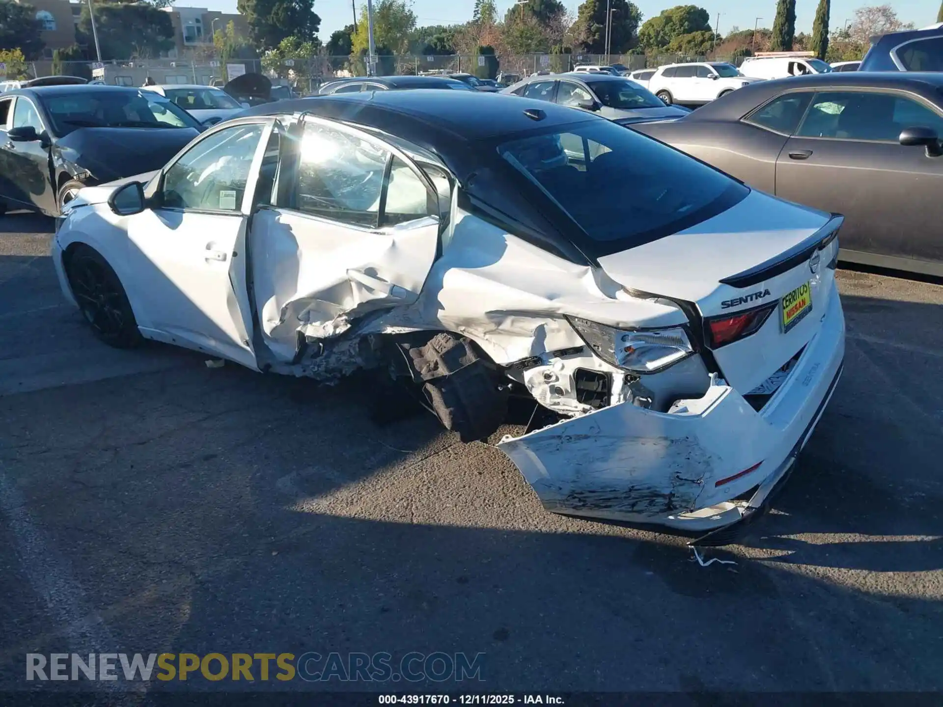 3 Photograph of a damaged car 3N1AB8DV9SY315975 NISSAN SENTRA 2025