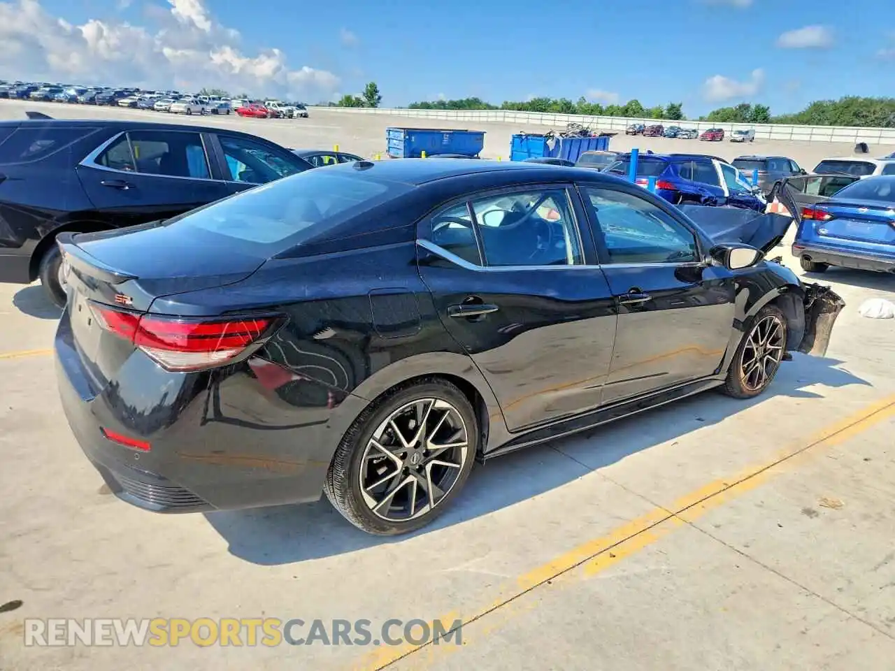 3 fotografías del automóvil dañado 3N1AB8DV9SY417843 NISSAN SENTRA 2025