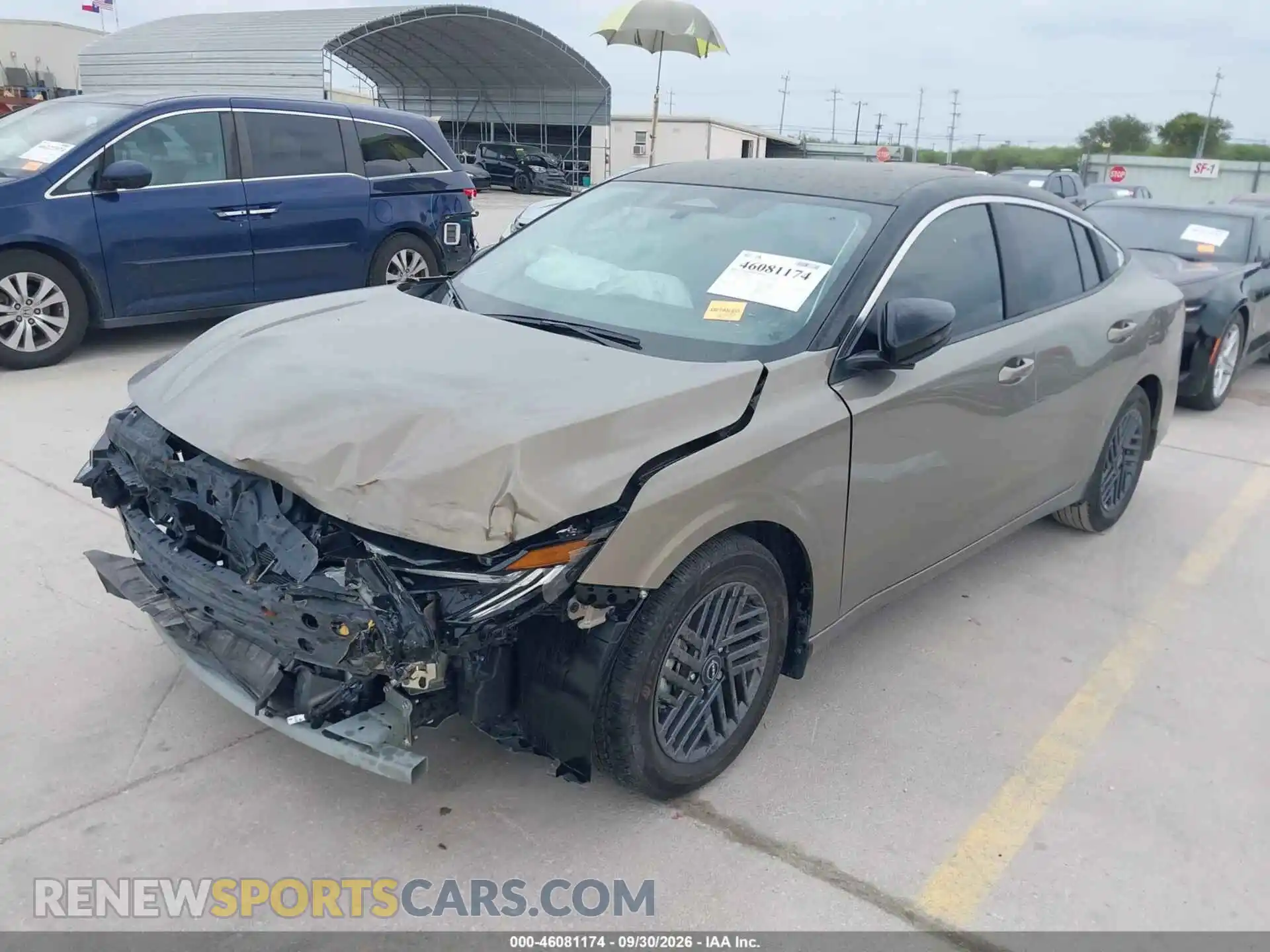 2 fotografías del automóvil dañado 3N1AB9CV2TY219615 NISSAN SENTRA 2026