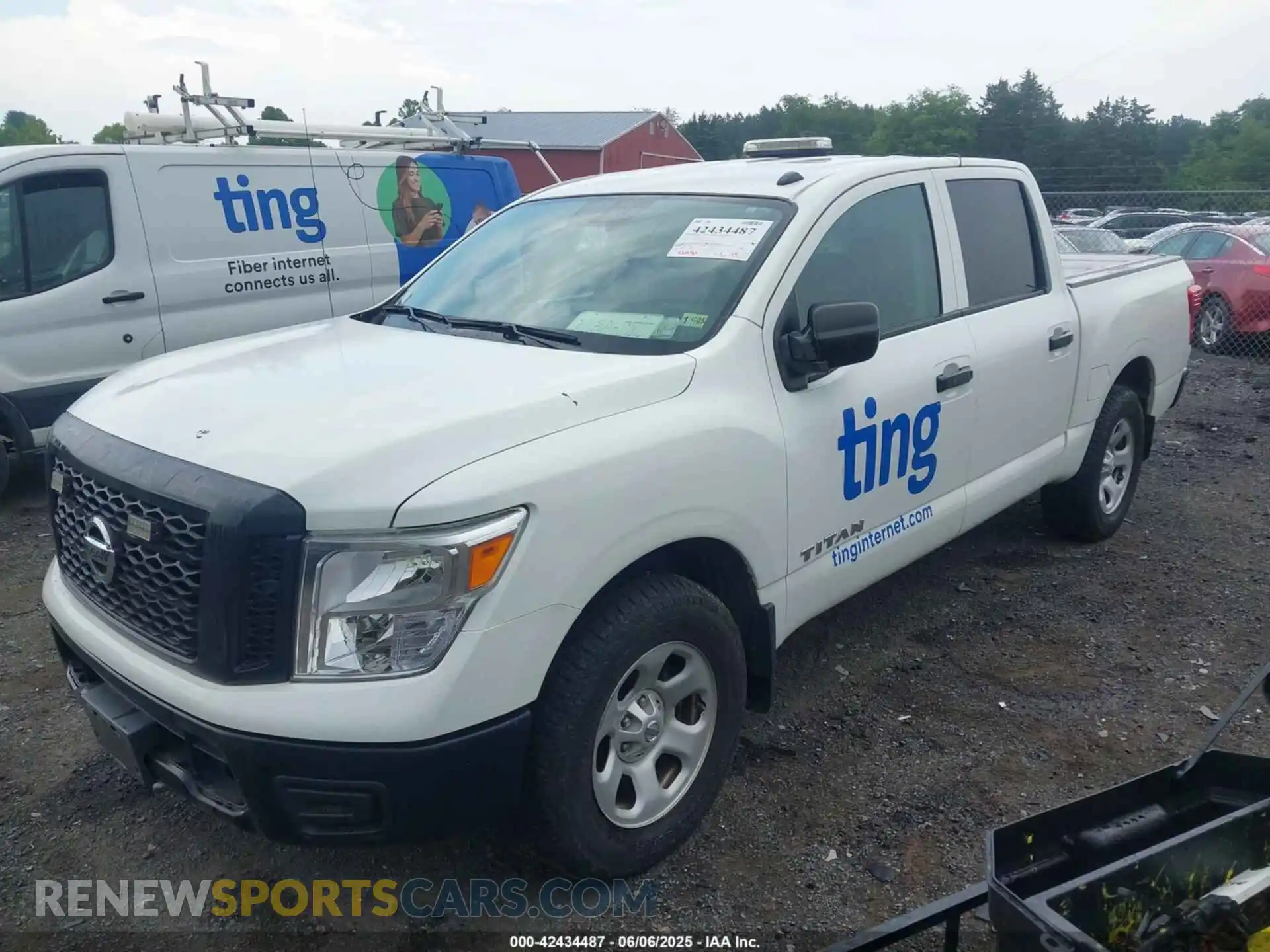 2 Photograph of a damaged car 1N6AA1EJ6KN524099 NISSAN TITAN 2019