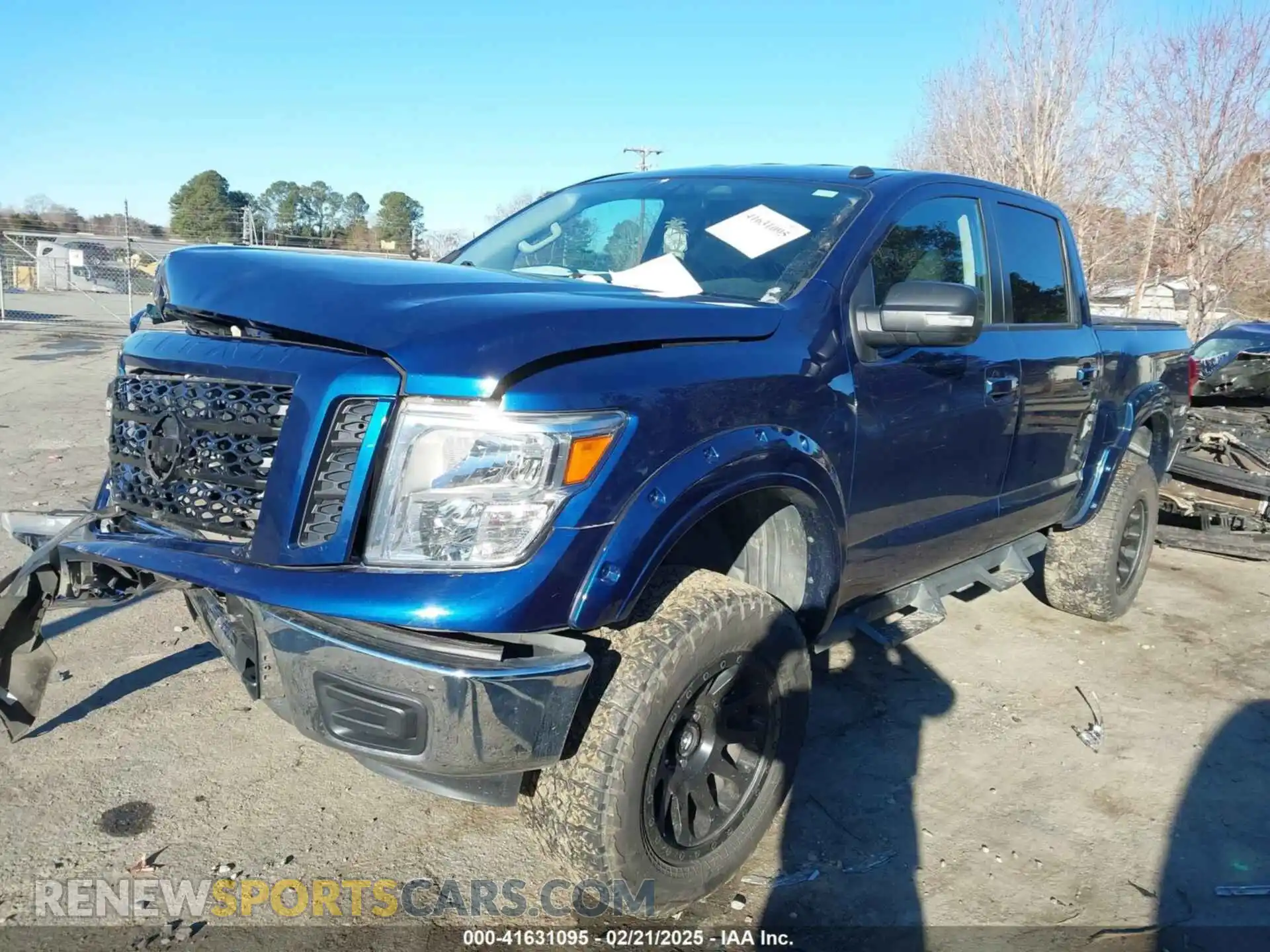2 Photograph of a damaged car 1N6AA1EJ9KN514604 NISSAN TITAN 2019
