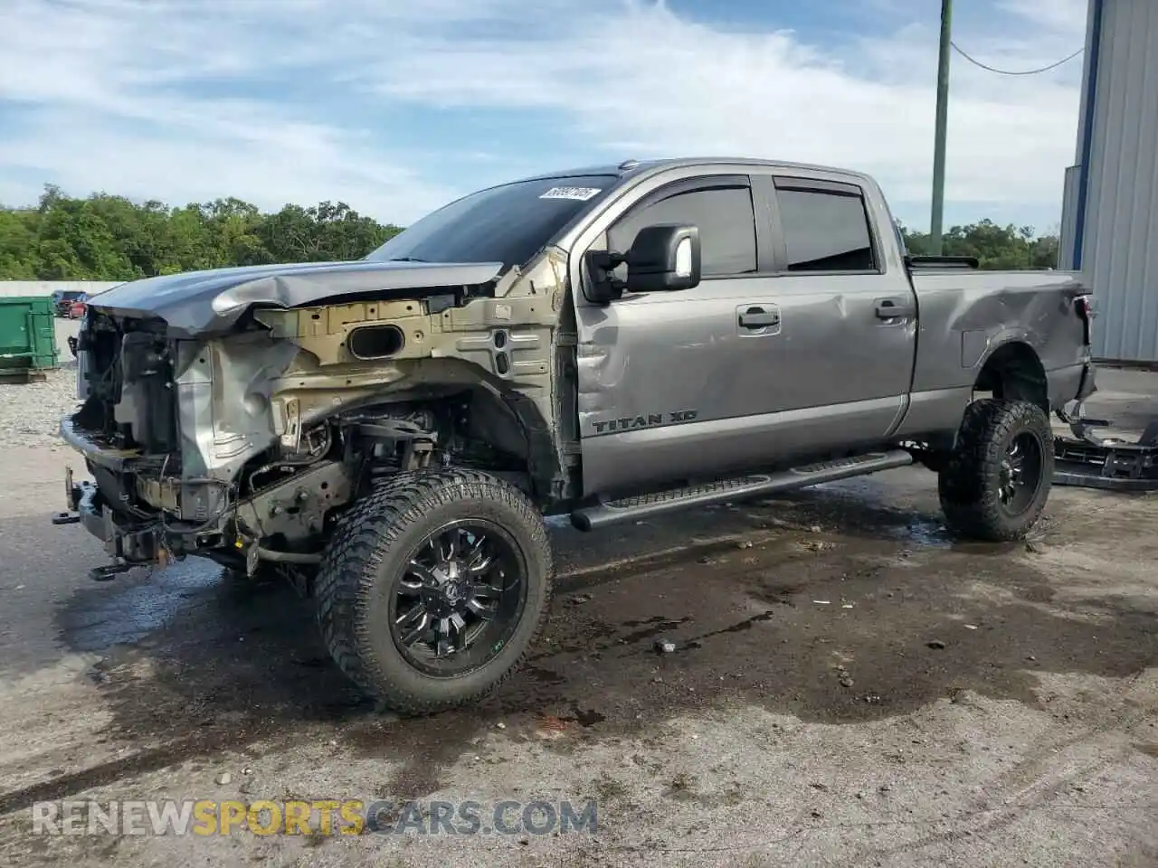 1 Photograph of a damaged car 1N6BA1F44KN512949 NISSAN TITAN 2019