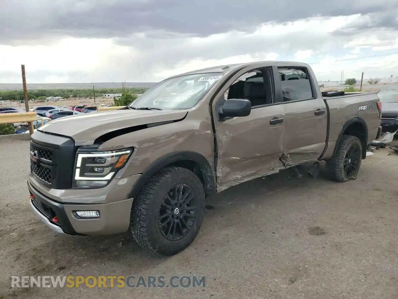 1 Photograph of a damaged car 1N6AA1ED8MN500058 NISSAN TITAN 2021