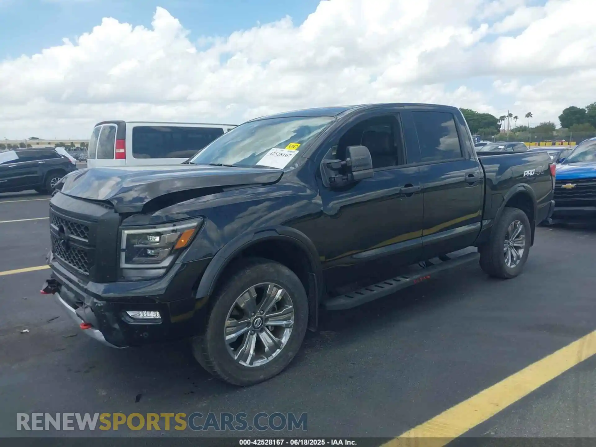 2 Photograph of a damaged car 1N6AA1ED5RN105102 NISSAN TITAN 2024