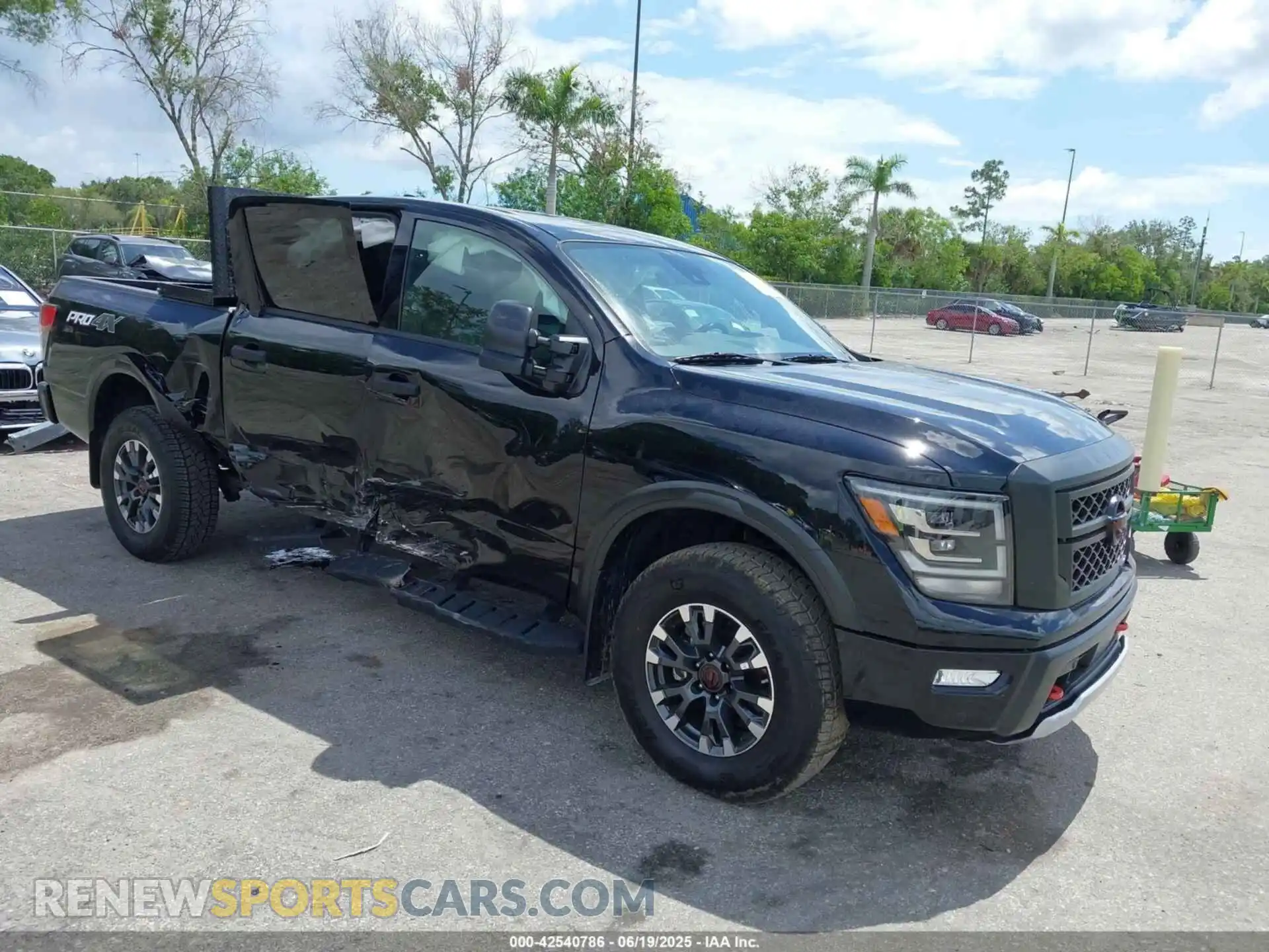 1 Photograph of a damaged car 1N6AA1ED7RN105098 NISSAN TITAN 2024