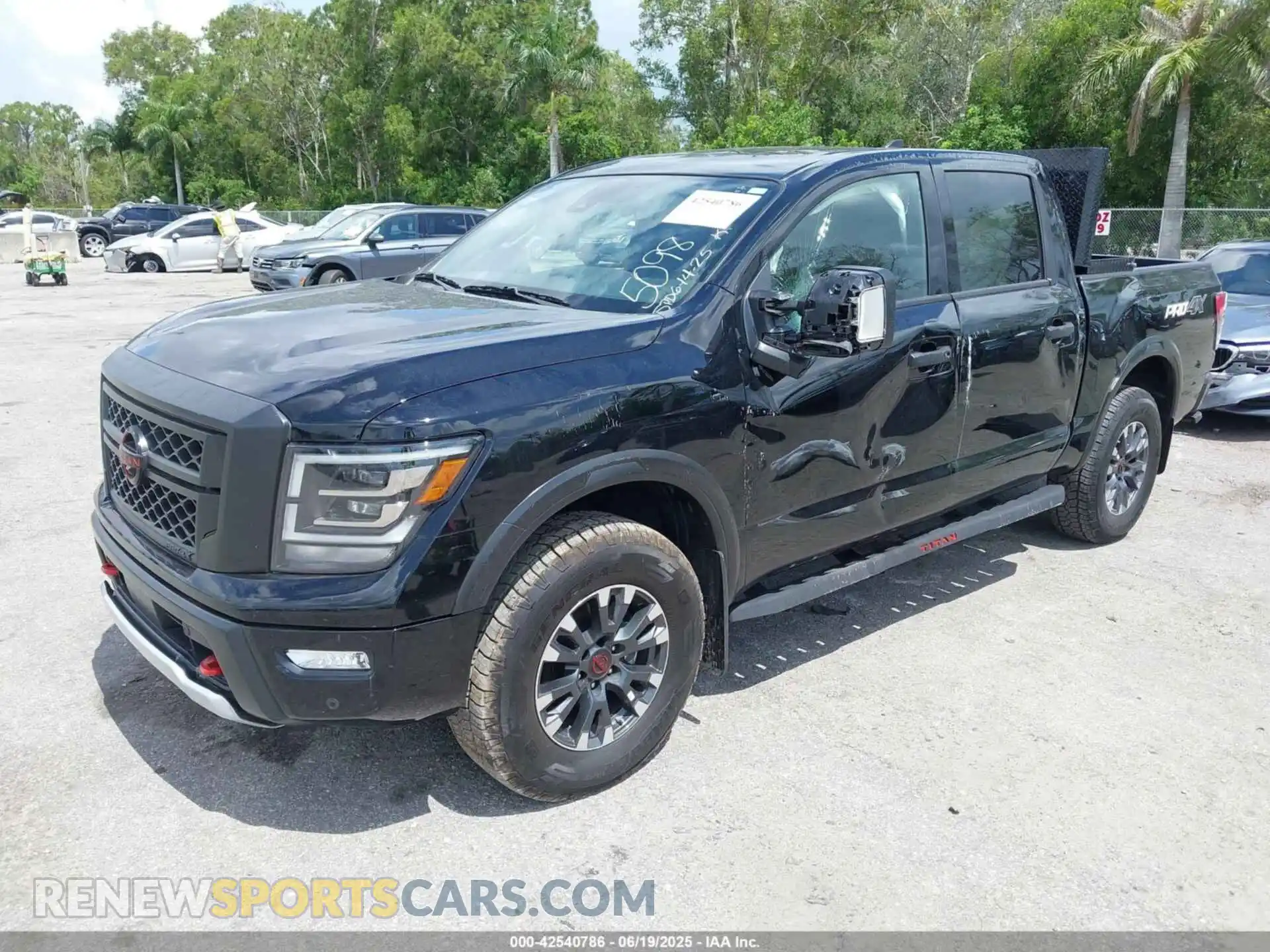 2 Photograph of a damaged car 1N6AA1ED7RN105098 NISSAN TITAN 2024