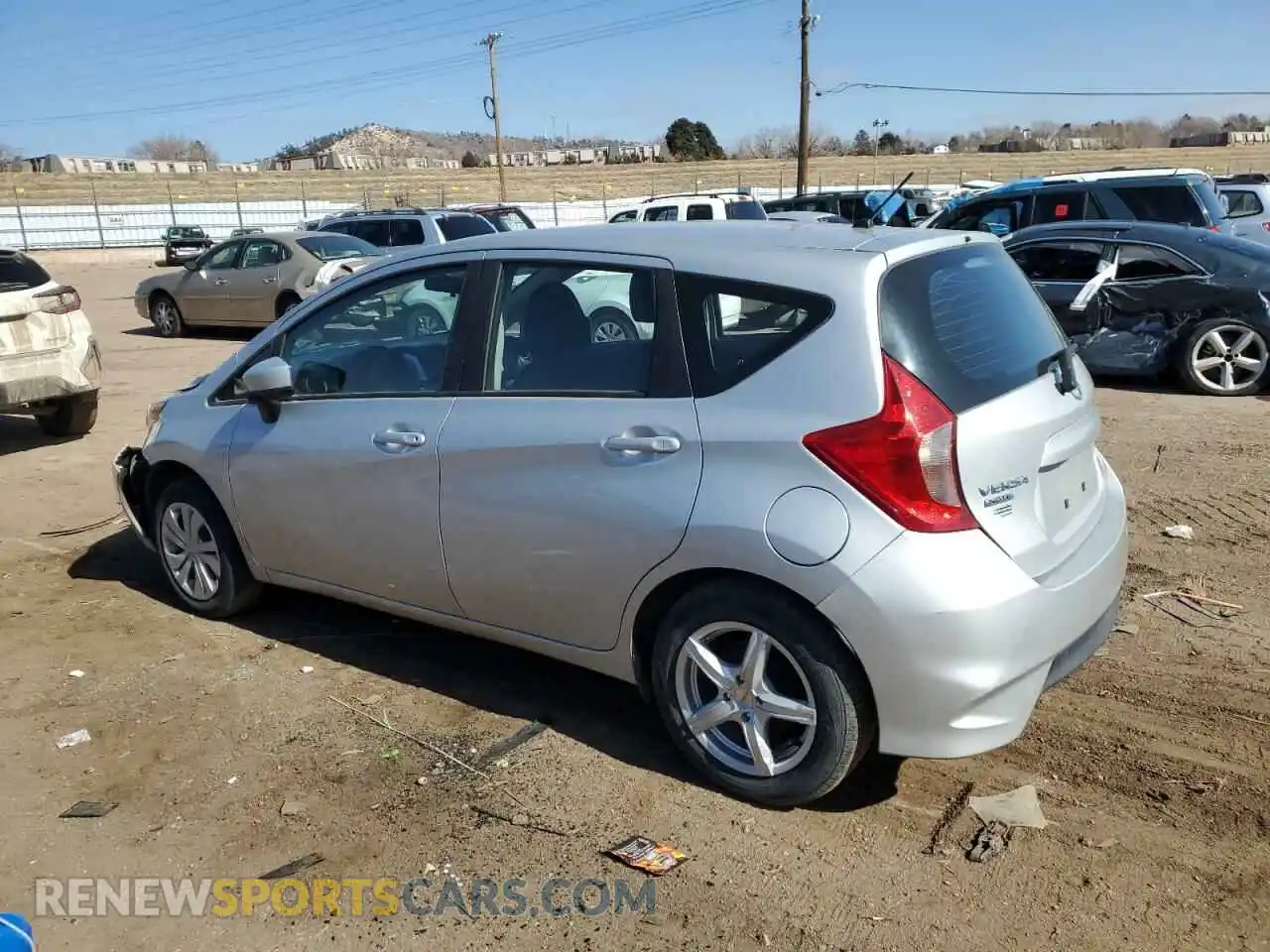 2 Photograph of a damaged car 3N1CE2CP3KL363288 NISSAN VERSA 2019