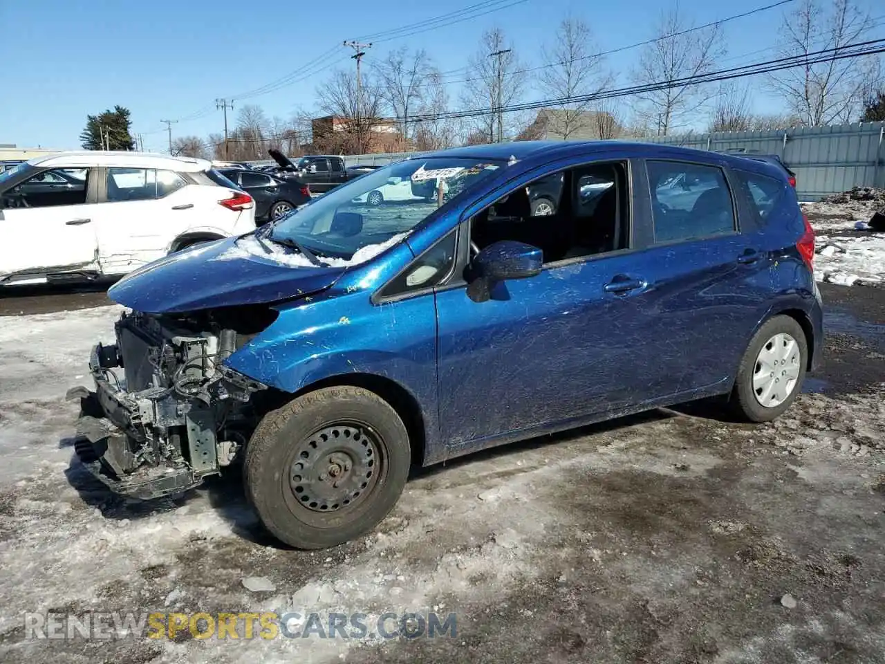 1 Photograph of a damaged car 3N1CE2CP4KL361985 NISSAN VERSA 2019