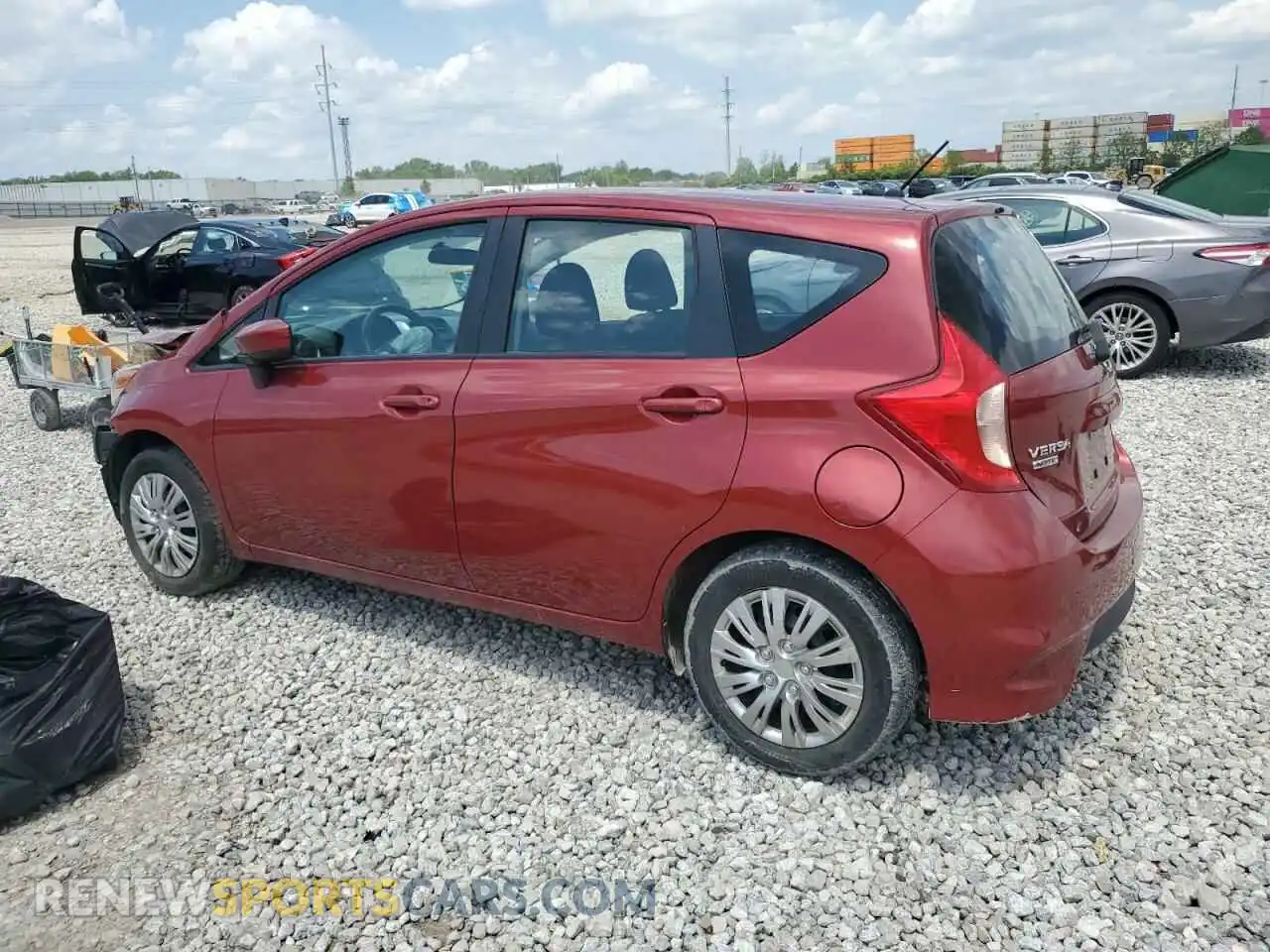 2 Photograph of a damaged car 3N1CE2CP4KL364014 NISSAN VERSA 2019