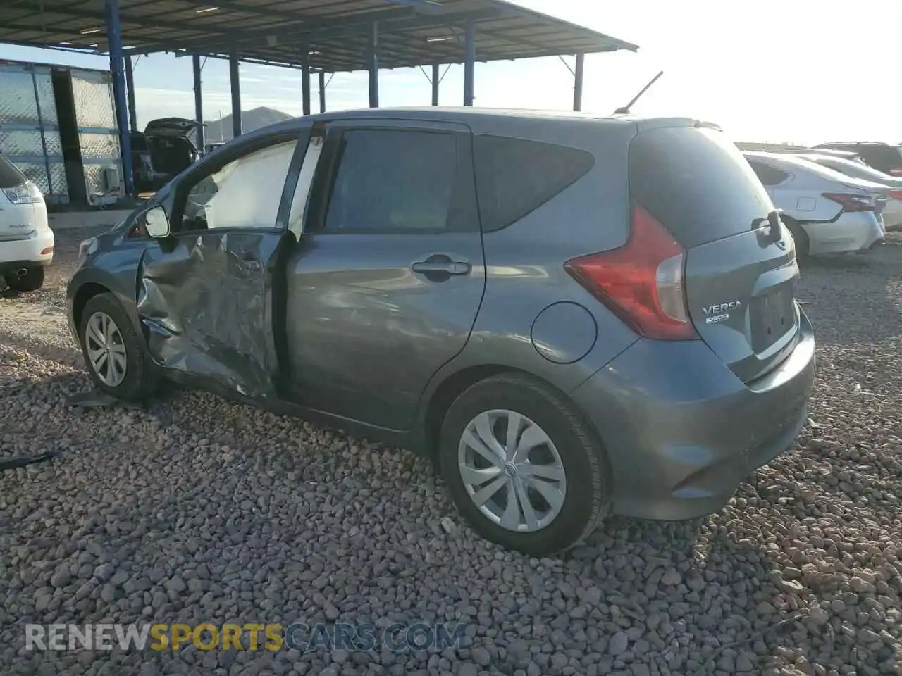 2 Photograph of a damaged car 3N1CE2CPXKL360906 NISSAN VERSA 2019