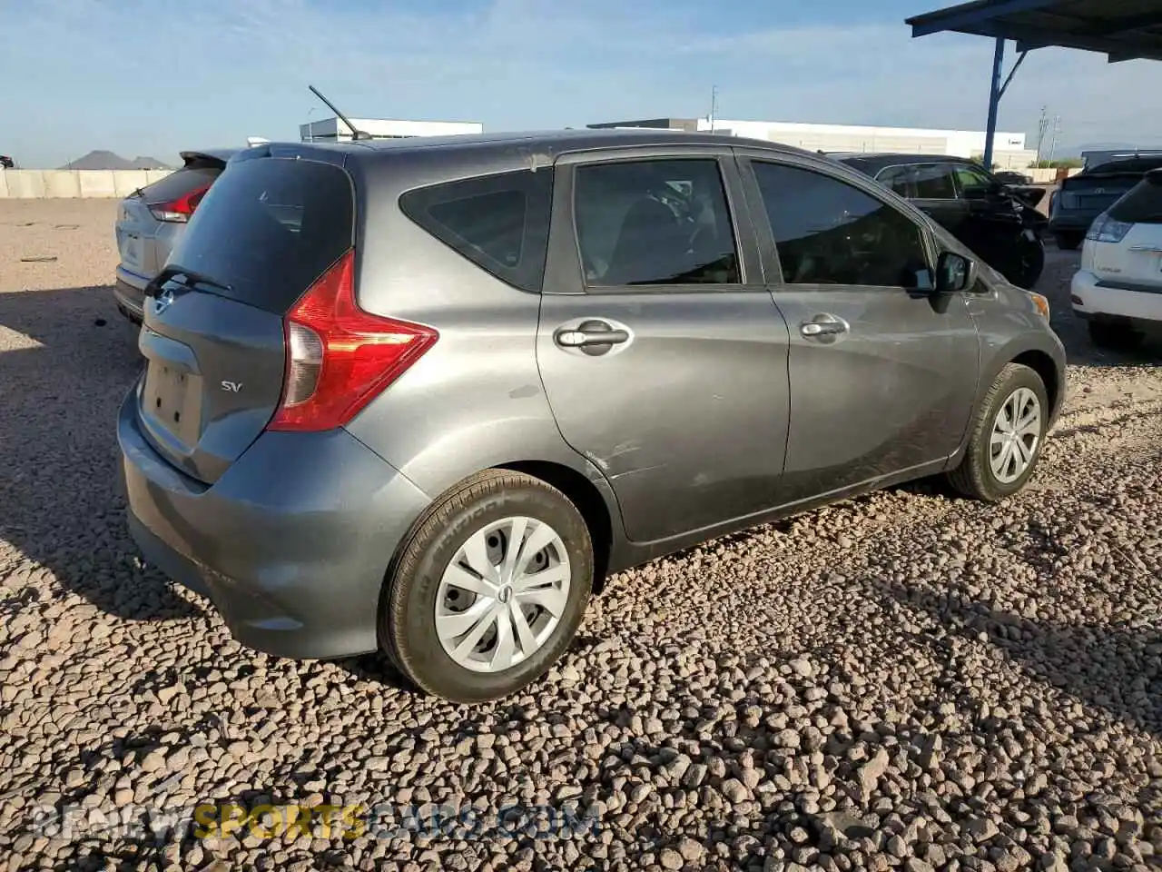3 Photograph of a damaged car 3N1CE2CPXKL360906 NISSAN VERSA 2019