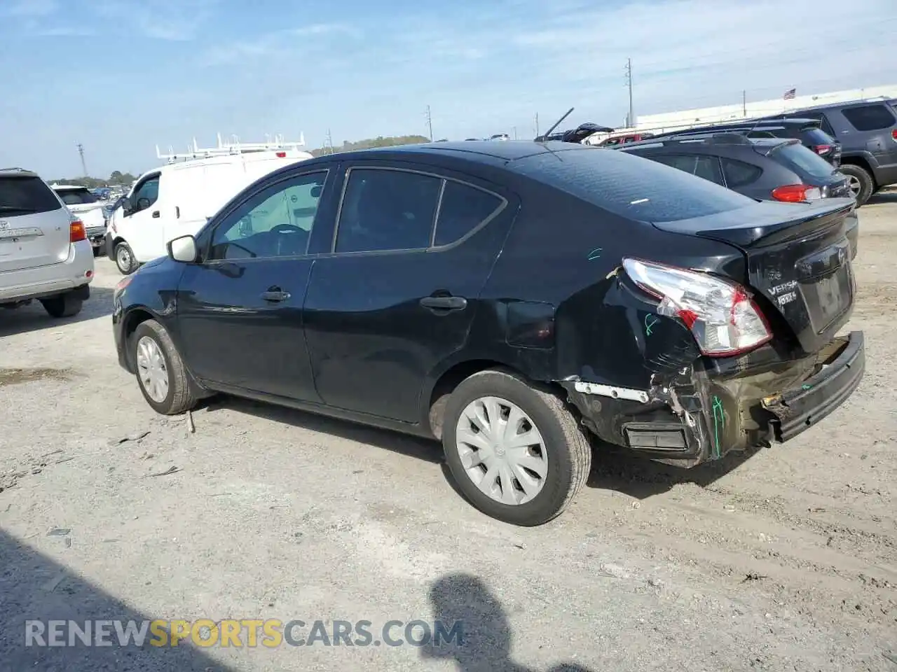 2 Photograph of a damaged car 3N1CN7AP0KL829176 NISSAN VERSA 2019