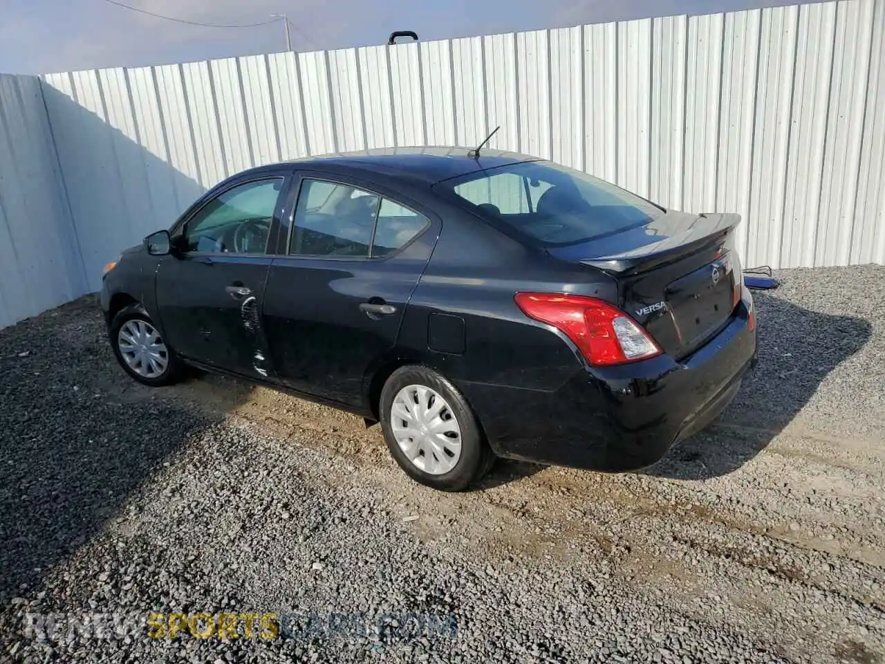 2 Photograph of a damaged car 3N1CN7AP0KL840243 NISSAN VERSA 2019