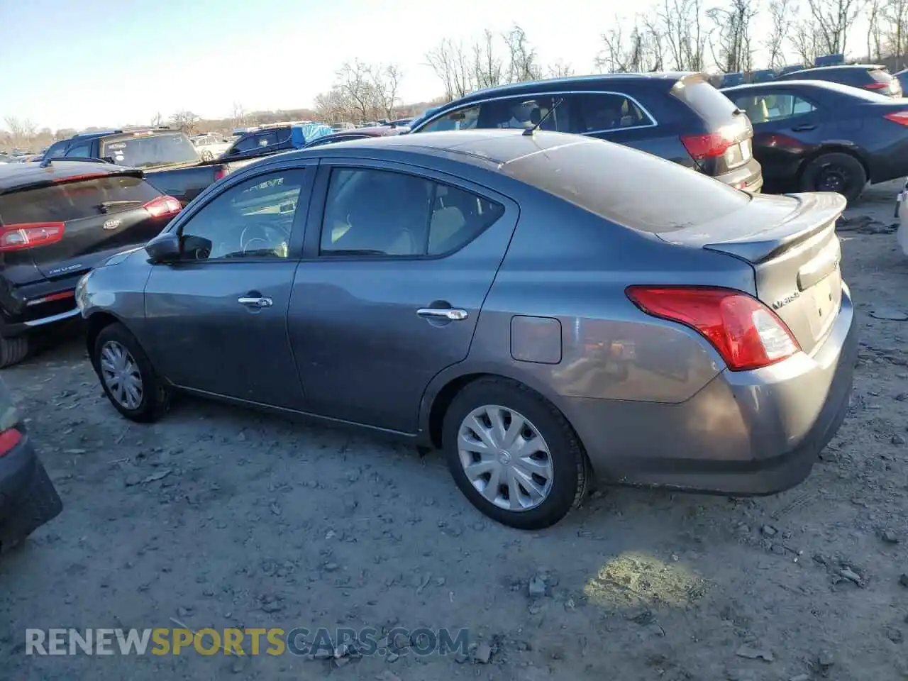 2 Photograph of a damaged car 3N1CN7AP0KL847144 NISSAN VERSA 2019