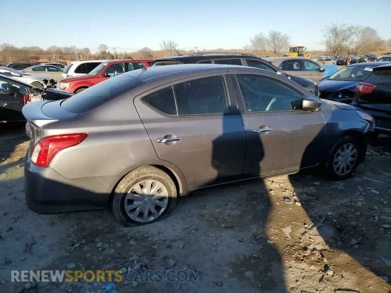 3 Photograph of a damaged car 3N1CN7AP0KL847144 NISSAN VERSA 2019