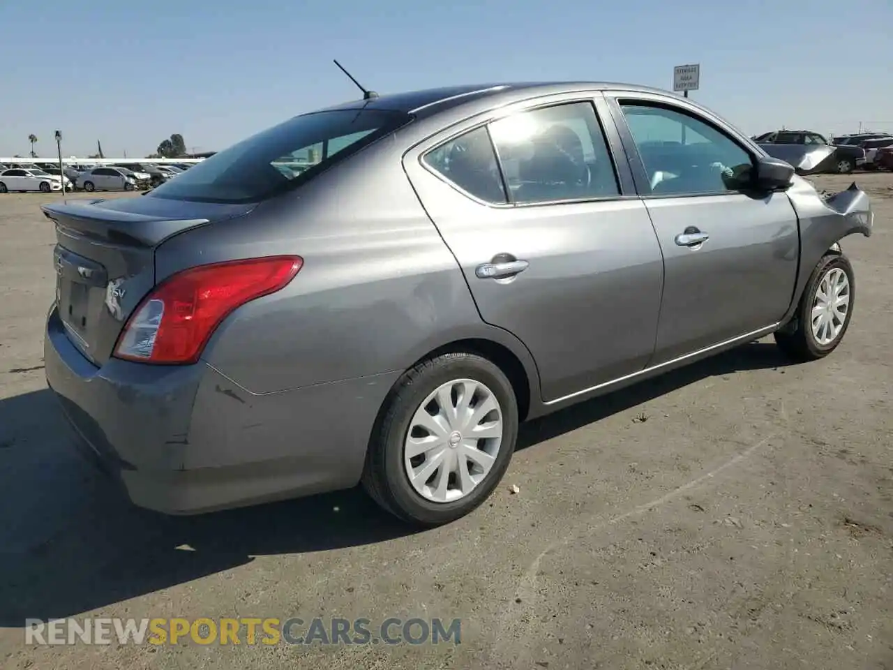 3 Photograph of a damaged car 3N1CN7AP0KL862470 NISSAN VERSA 2019