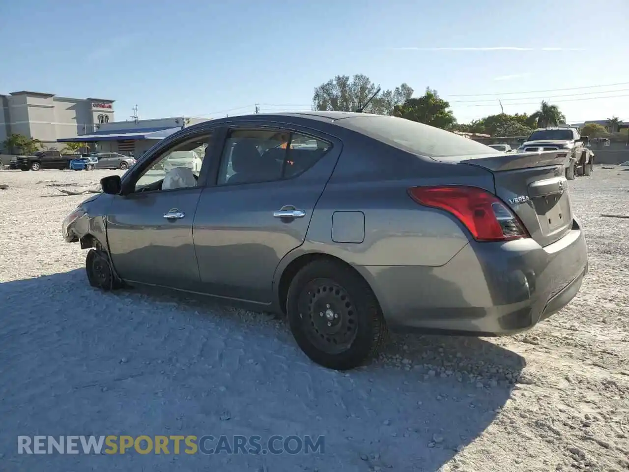 2 Photograph of a damaged car 3N1CN7AP1KL844821 NISSAN VERSA 2019