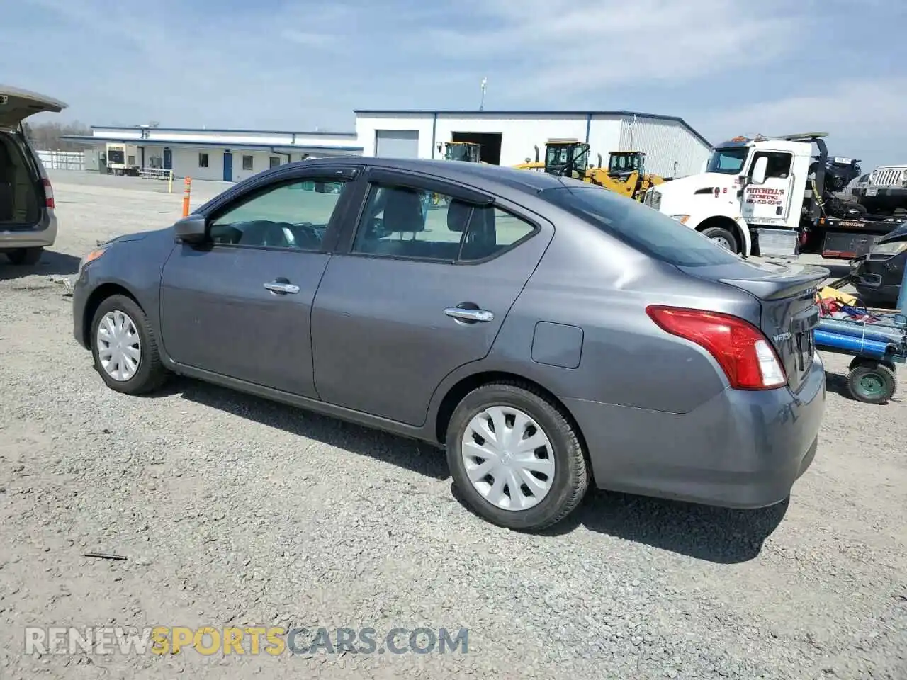 2 Photograph of a damaged car 3N1CN7AP2KL800634 NISSAN VERSA 2019