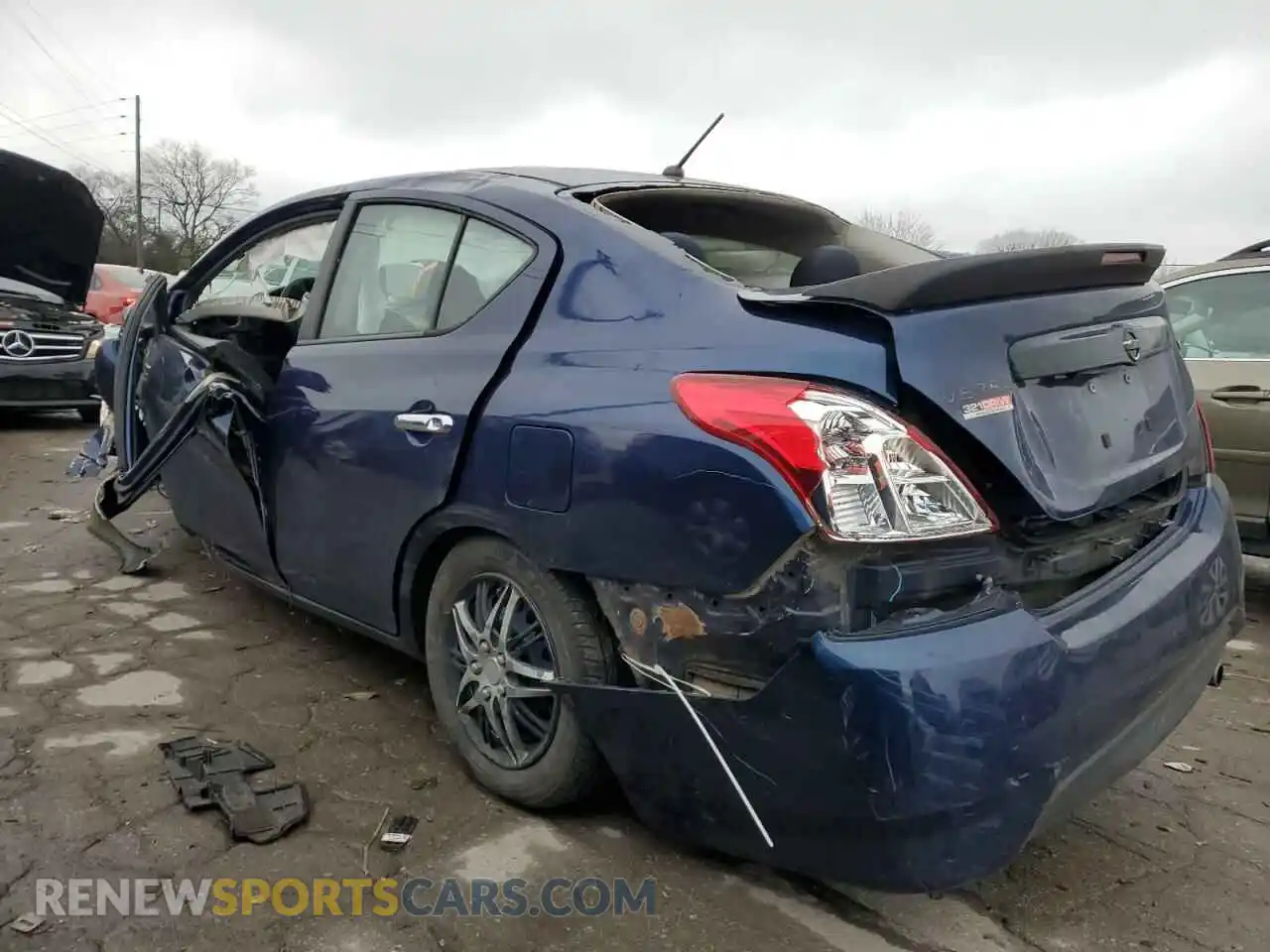 2 Photograph of a damaged car 3N1CN7AP2KL821502 NISSAN VERSA 2019