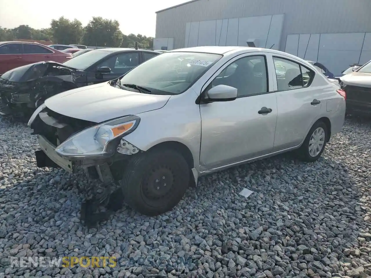 1 Photograph of a damaged car 3N1CN7AP2KL829888 NISSAN VERSA 2019