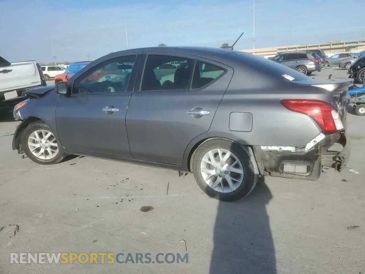 2 Photograph of a damaged car 3N1CN7AP2KL831379 NISSAN VERSA 2019