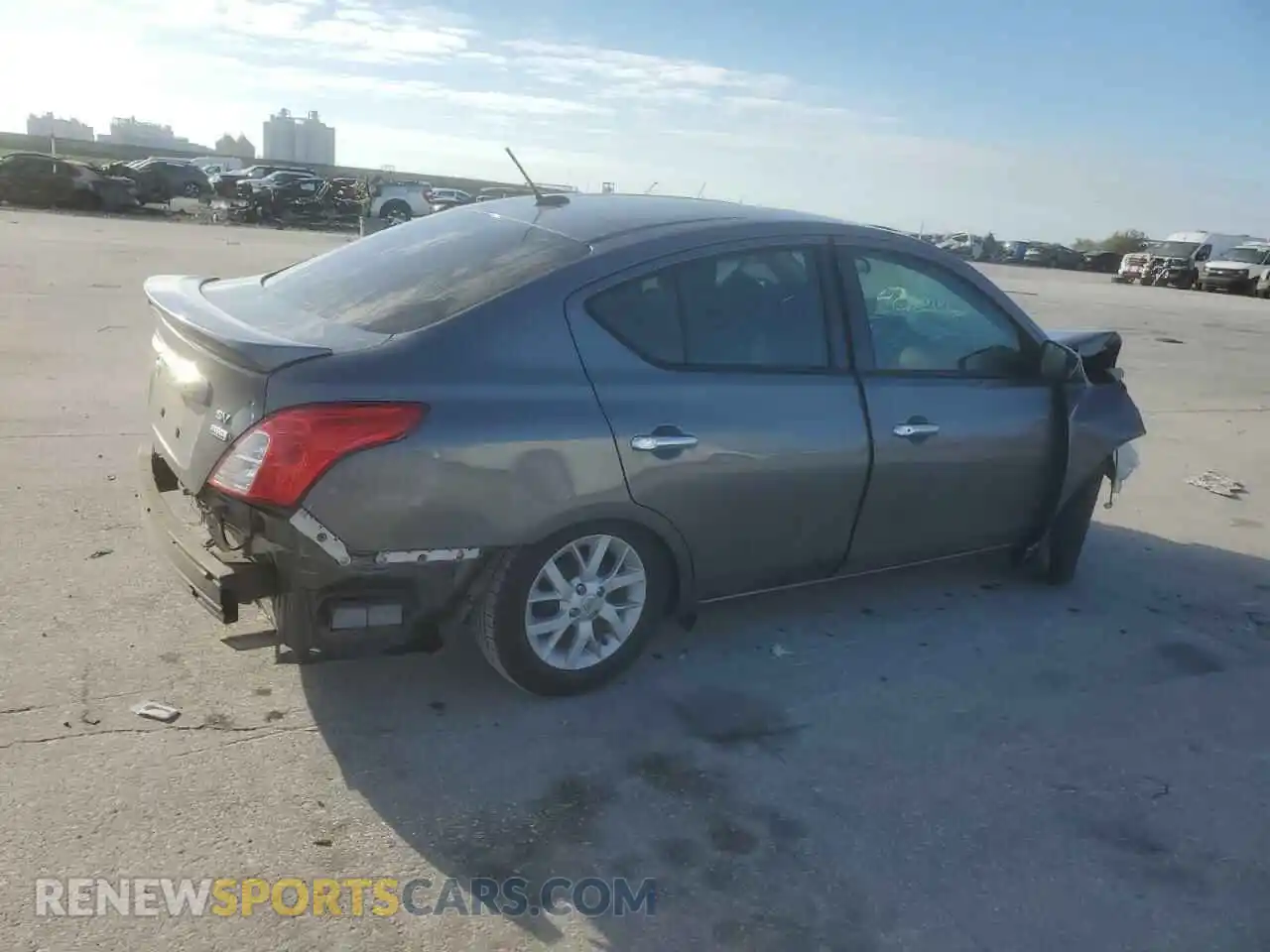 3 Photograph of a damaged car 3N1CN7AP2KL831379 NISSAN VERSA 2019