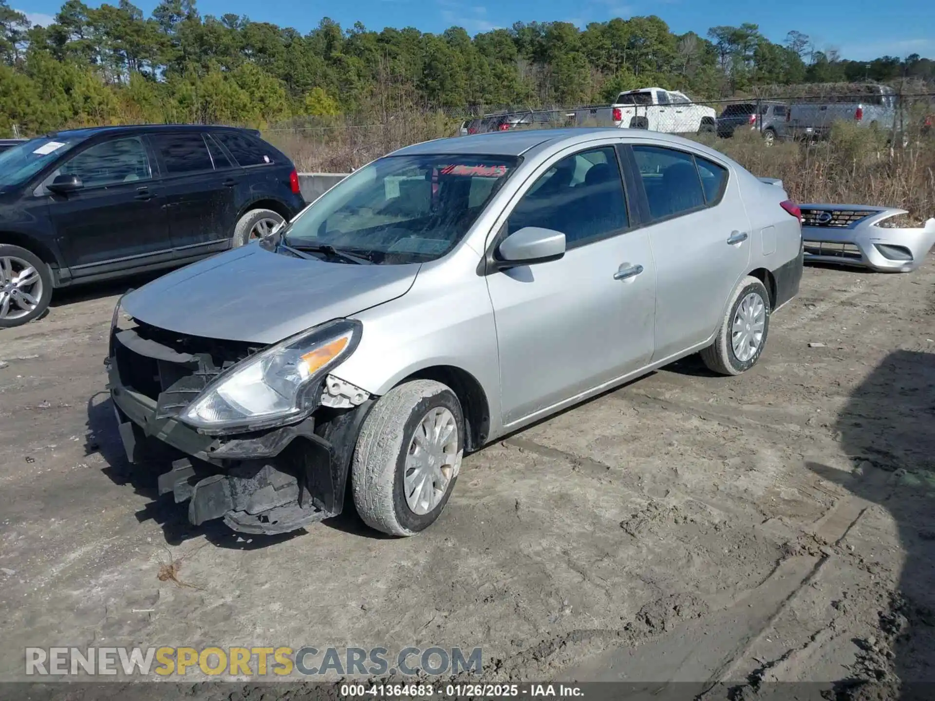 2 Photograph of a damaged car 3N1CN7AP2KL845332 NISSAN VERSA 2019