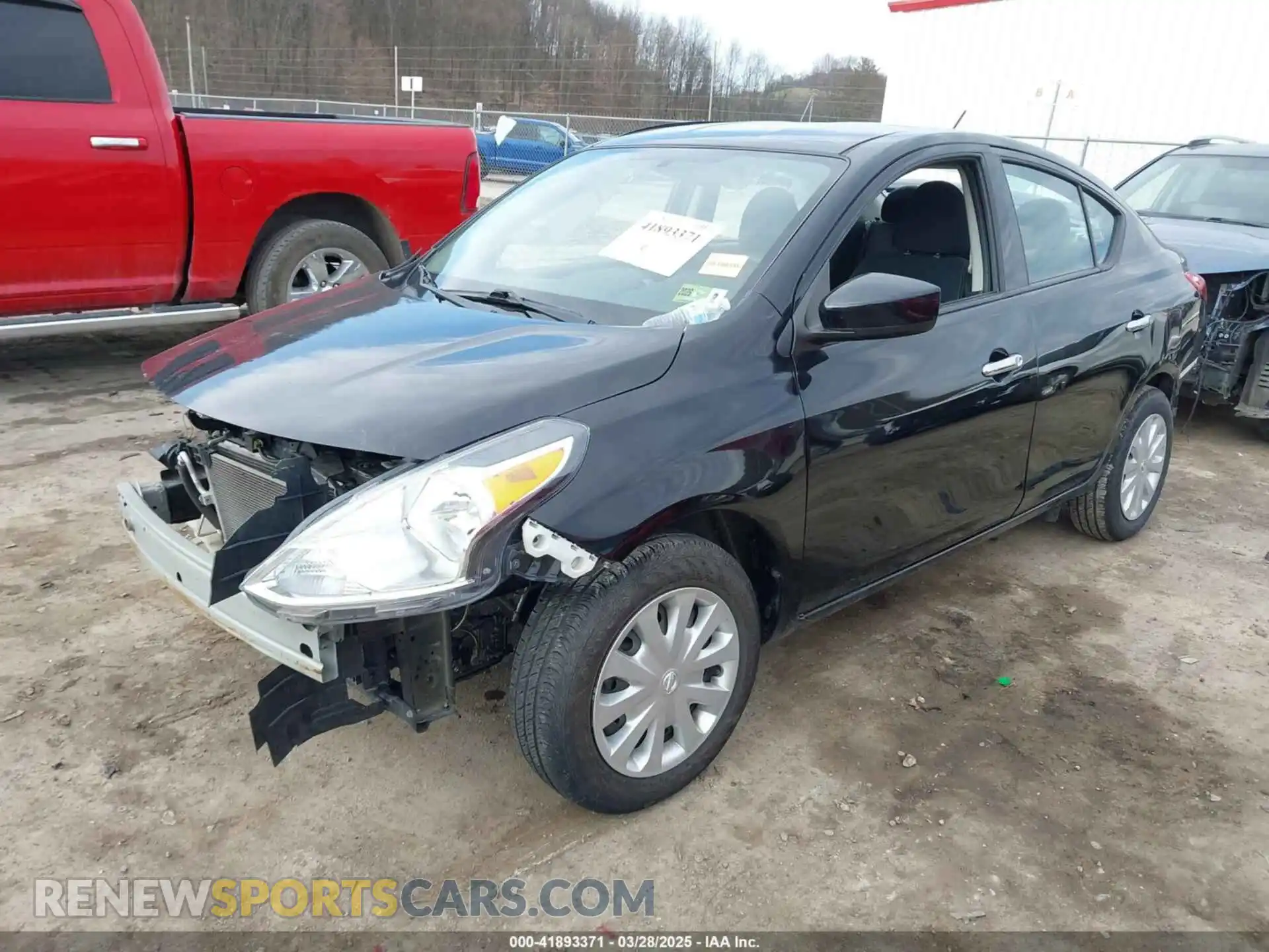 2 Photograph of a damaged car 3N1CN7AP2KL846643 NISSAN VERSA 2019