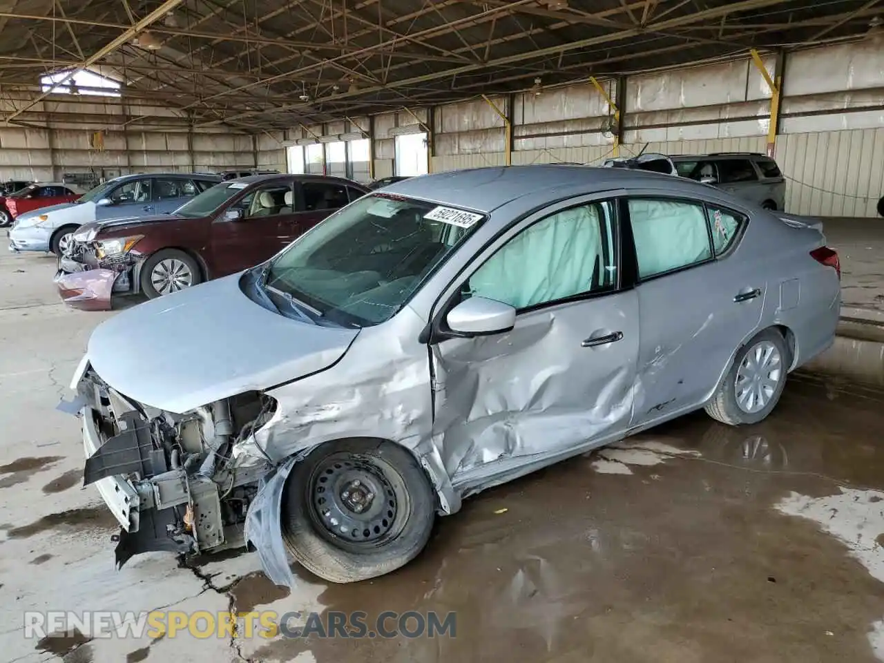 1 Фотография поврежденного автомобиля 3N1CN7AP2KL861045 NISSAN VERSA 2019