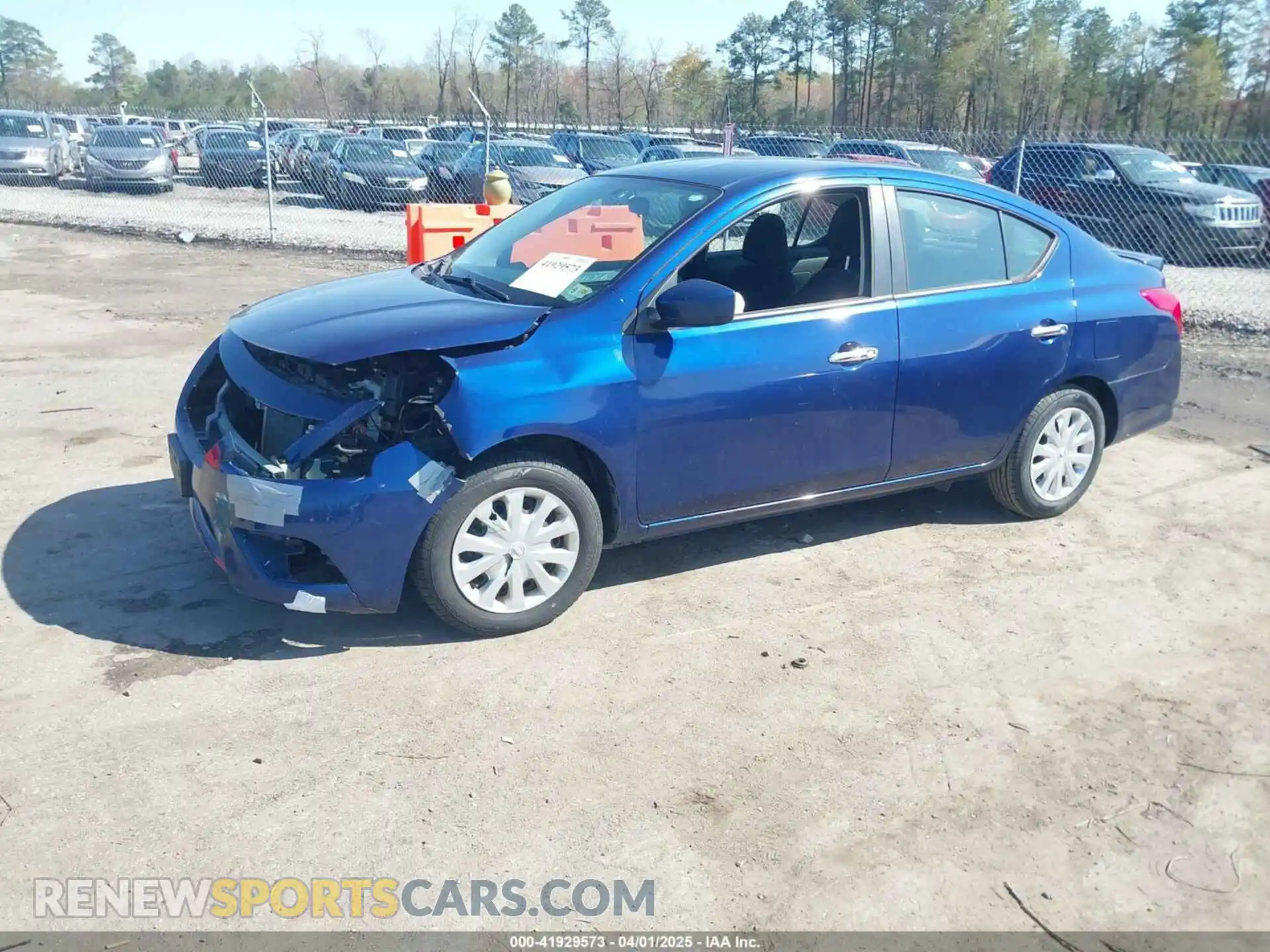 2 Photograph of a damaged car 3N1CN7AP2KL863958 NISSAN VERSA 2019