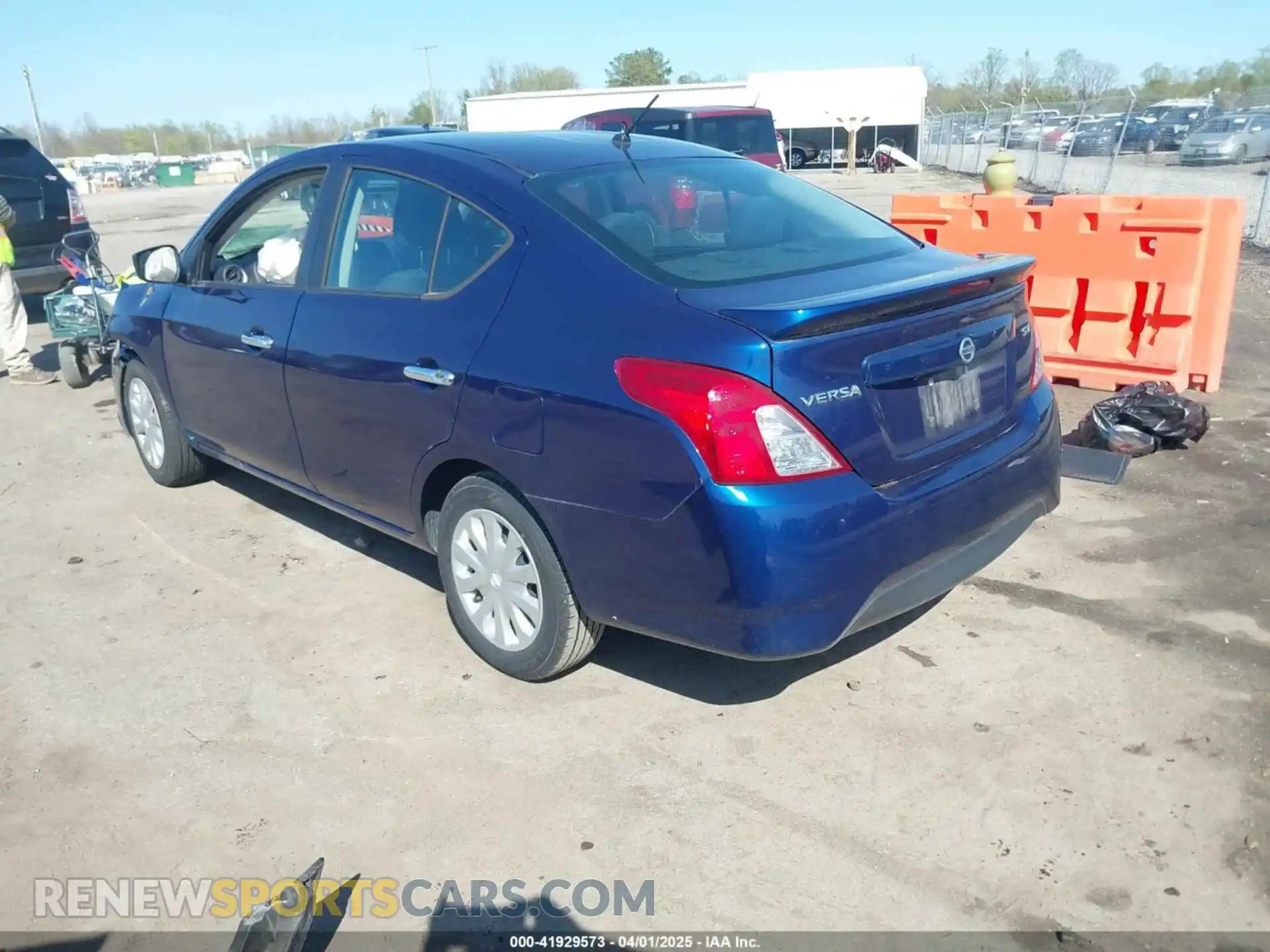 3 Photograph of a damaged car 3N1CN7AP2KL863958 NISSAN VERSA 2019