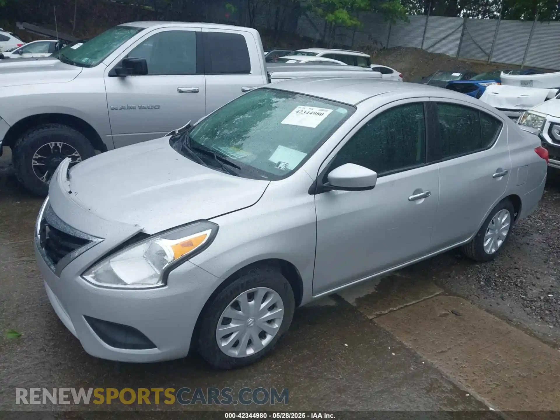 2 Photograph of a damaged car 3N1CN7AP2KL868707 NISSAN VERSA 2019