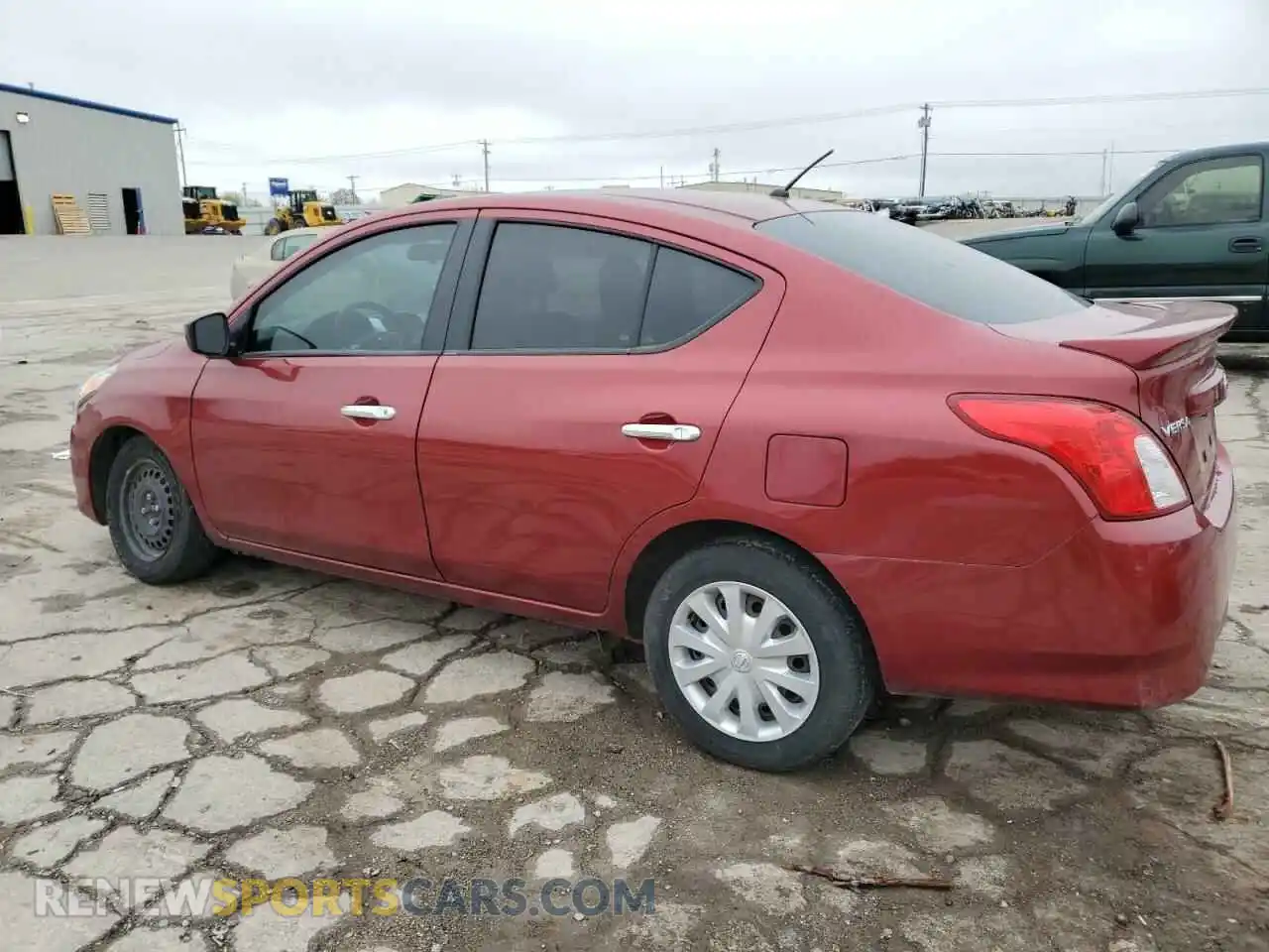 2 Photograph of a damaged car 3N1CN7AP2KL870943 NISSAN VERSA 2019