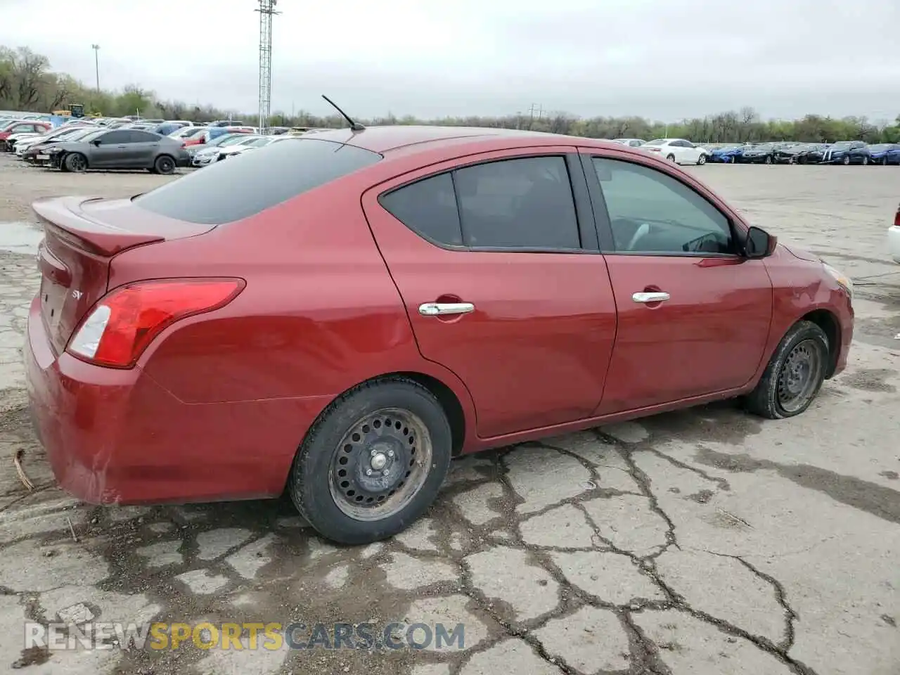 3 Photograph of a damaged car 3N1CN7AP2KL870943 NISSAN VERSA 2019