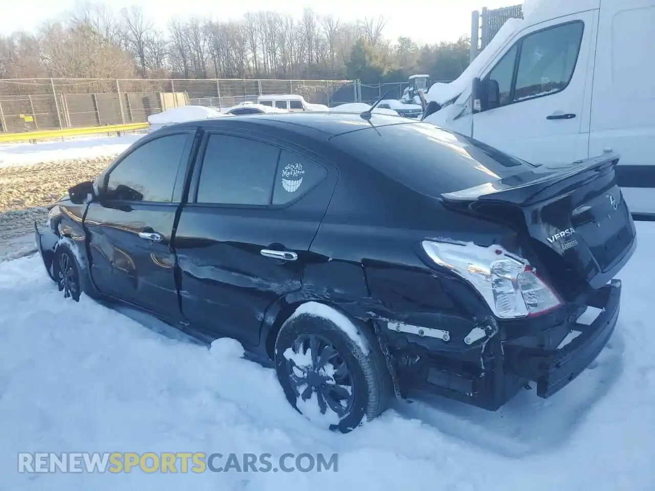 2 Photograph of a damaged car 3N1CN7AP2KL871249 NISSAN VERSA 2019