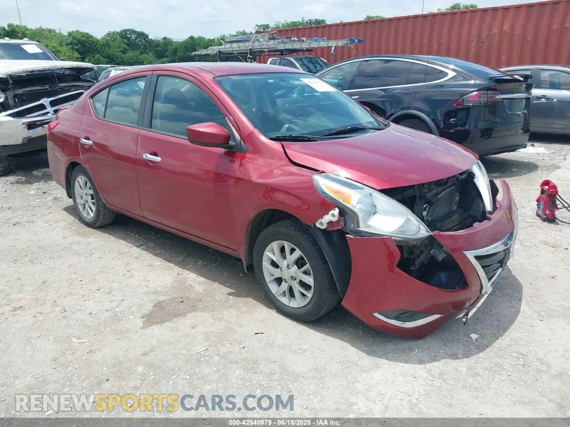 1 Фотография поврежденного автомобиля 3N1CN7AP3KL829883 NISSAN VERSA 2019