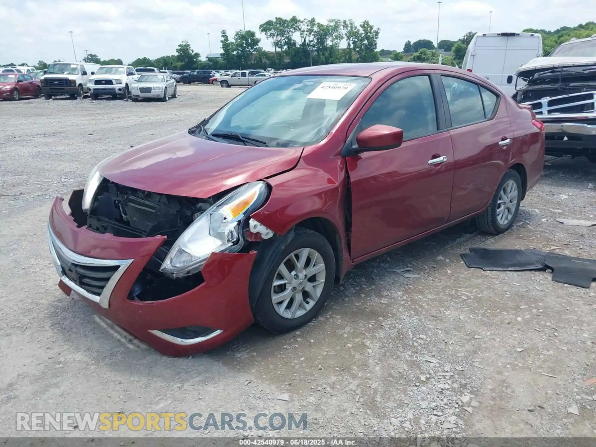 2 Фотография поврежденного автомобиля 3N1CN7AP3KL829883 NISSAN VERSA 2019