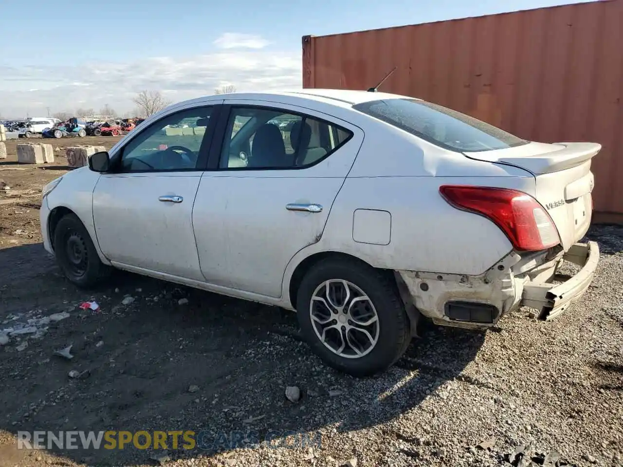 2 Photograph of a damaged car 3N1CN7AP3KL875424 NISSAN VERSA 2019