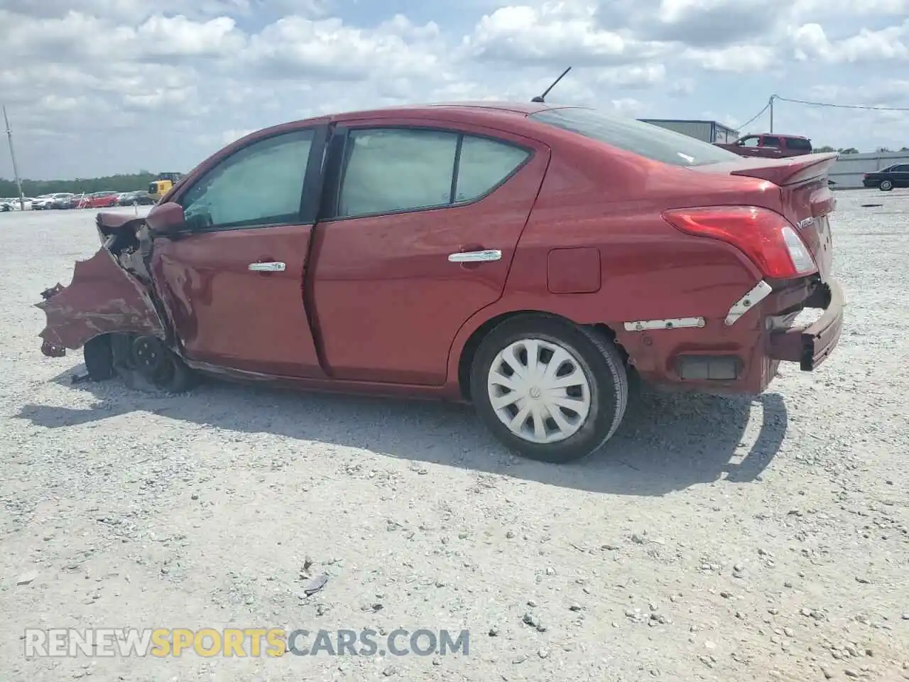 2 Photograph of a damaged car 3N1CN7AP3KL879666 NISSAN VERSA 2019