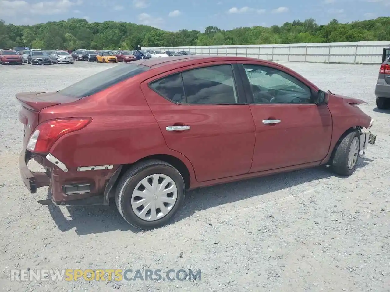 3 Photograph of a damaged car 3N1CN7AP3KL879666 NISSAN VERSA 2019