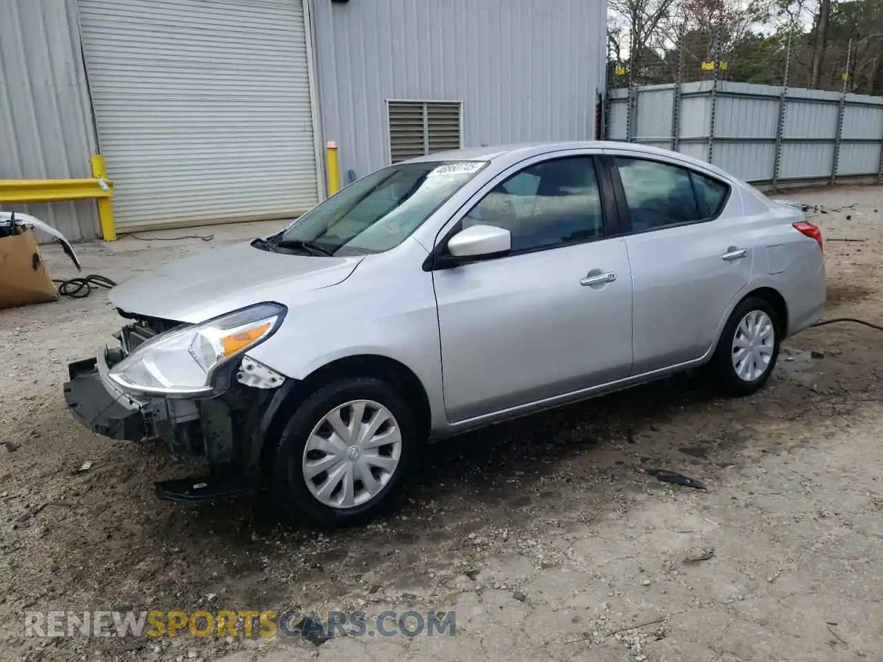 1 Photograph of a damaged car 3N1CN7AP4KL816446 NISSAN VERSA 2019