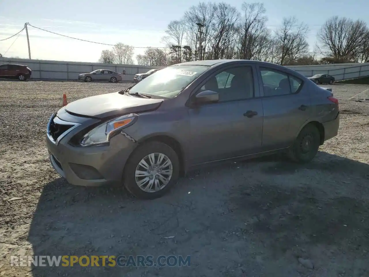1 Photograph of a damaged car 3N1CN7AP4KL829570 NISSAN VERSA 2019