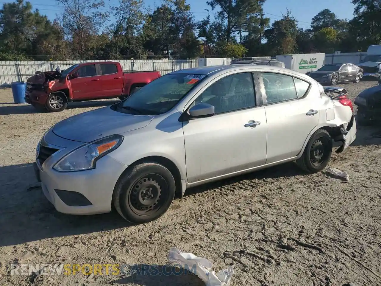 1 Photograph of a damaged car 3N1CN7AP4KL838091 NISSAN VERSA 2019