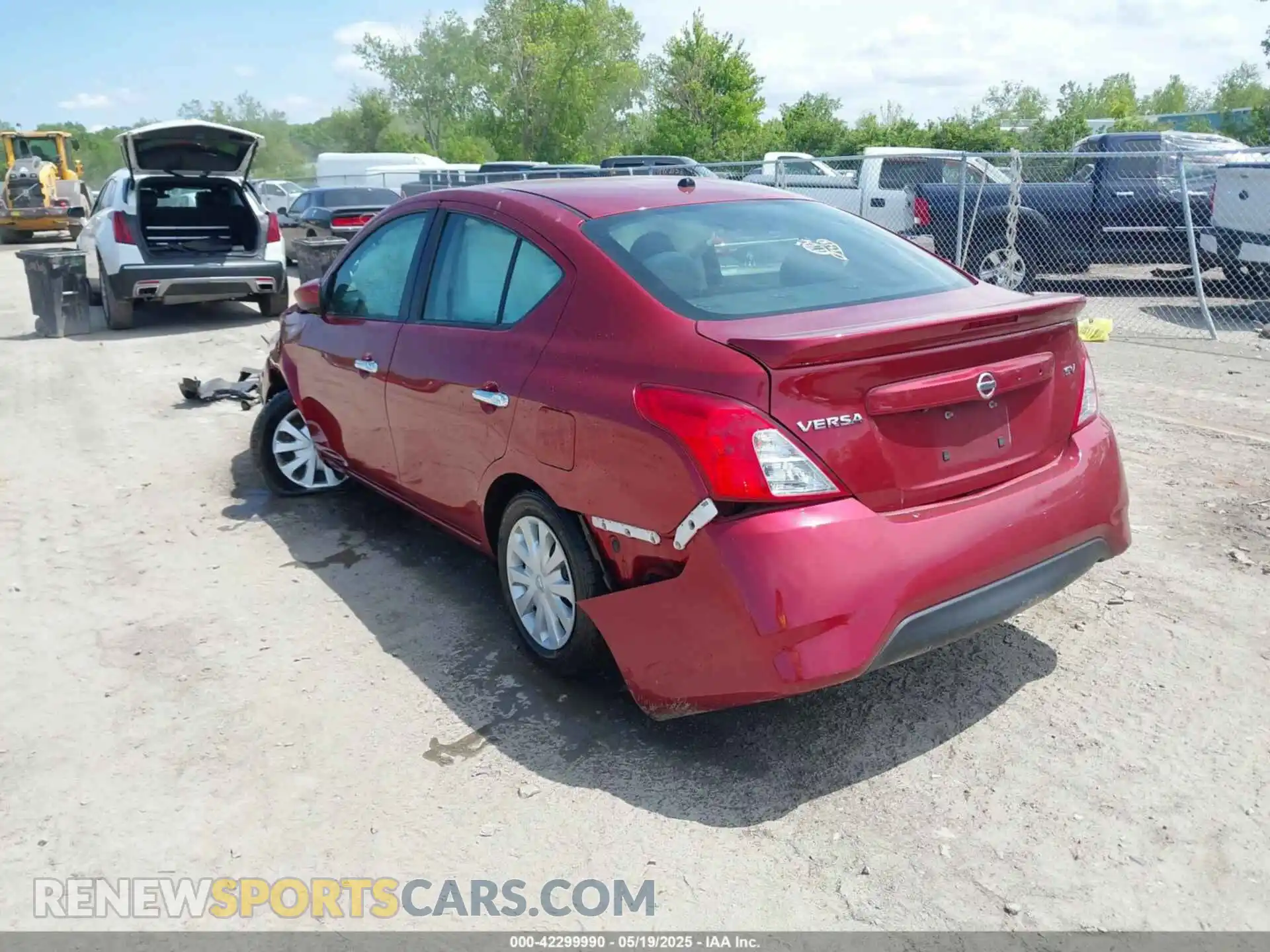 3 Photograph of a damaged car 3N1CN7AP4KL842965 NISSAN VERSA 2019