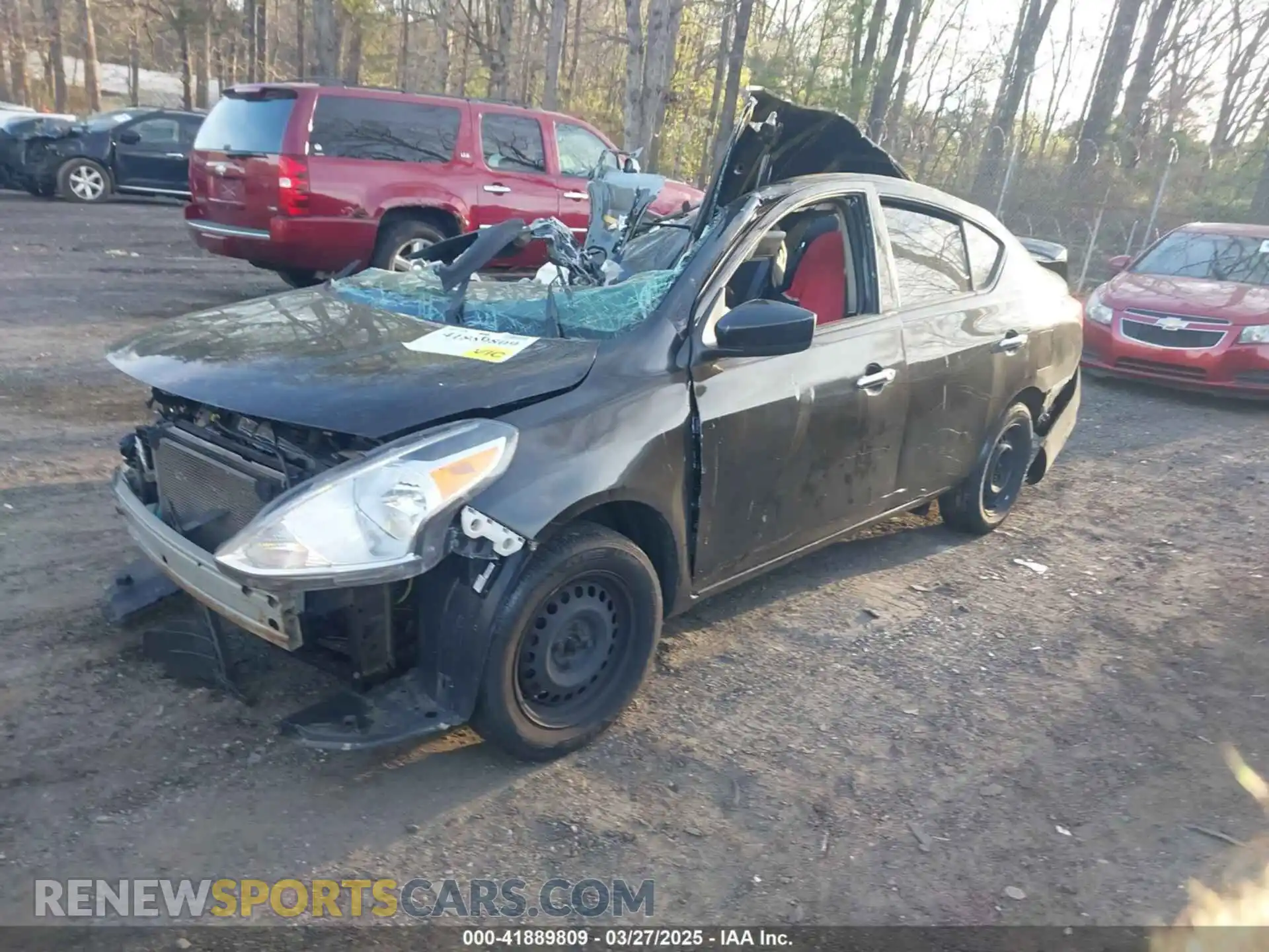 2 Photograph of a damaged car 3N1CN7AP4KL843677 NISSAN VERSA 2019
