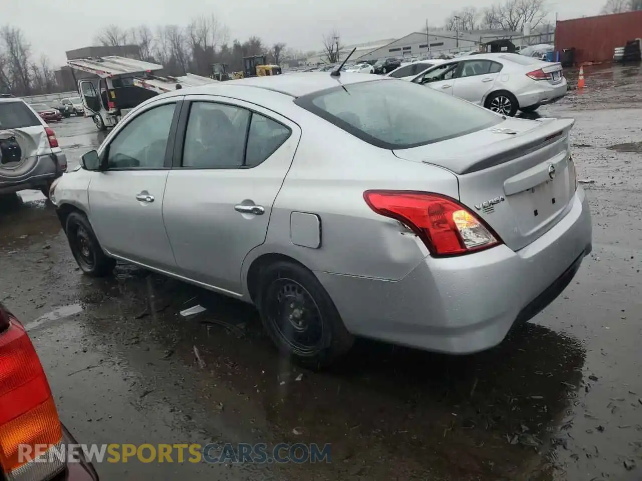 2 Photograph of a damaged car 3N1CN7AP4KL845428 NISSAN VERSA 2019