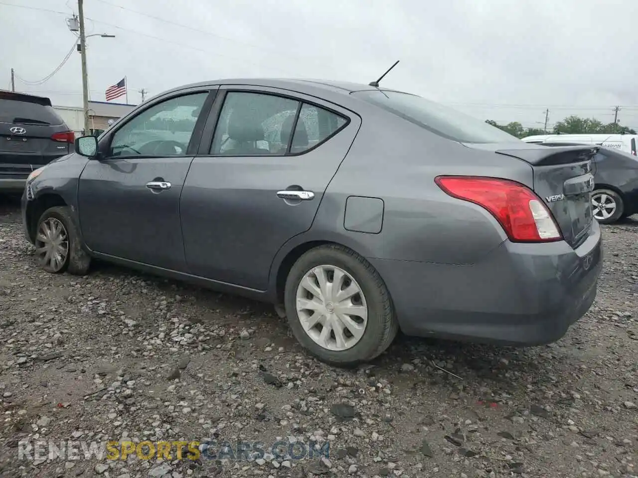2 Photograph of a damaged car 3N1CN7AP4KL847566 NISSAN VERSA 2019