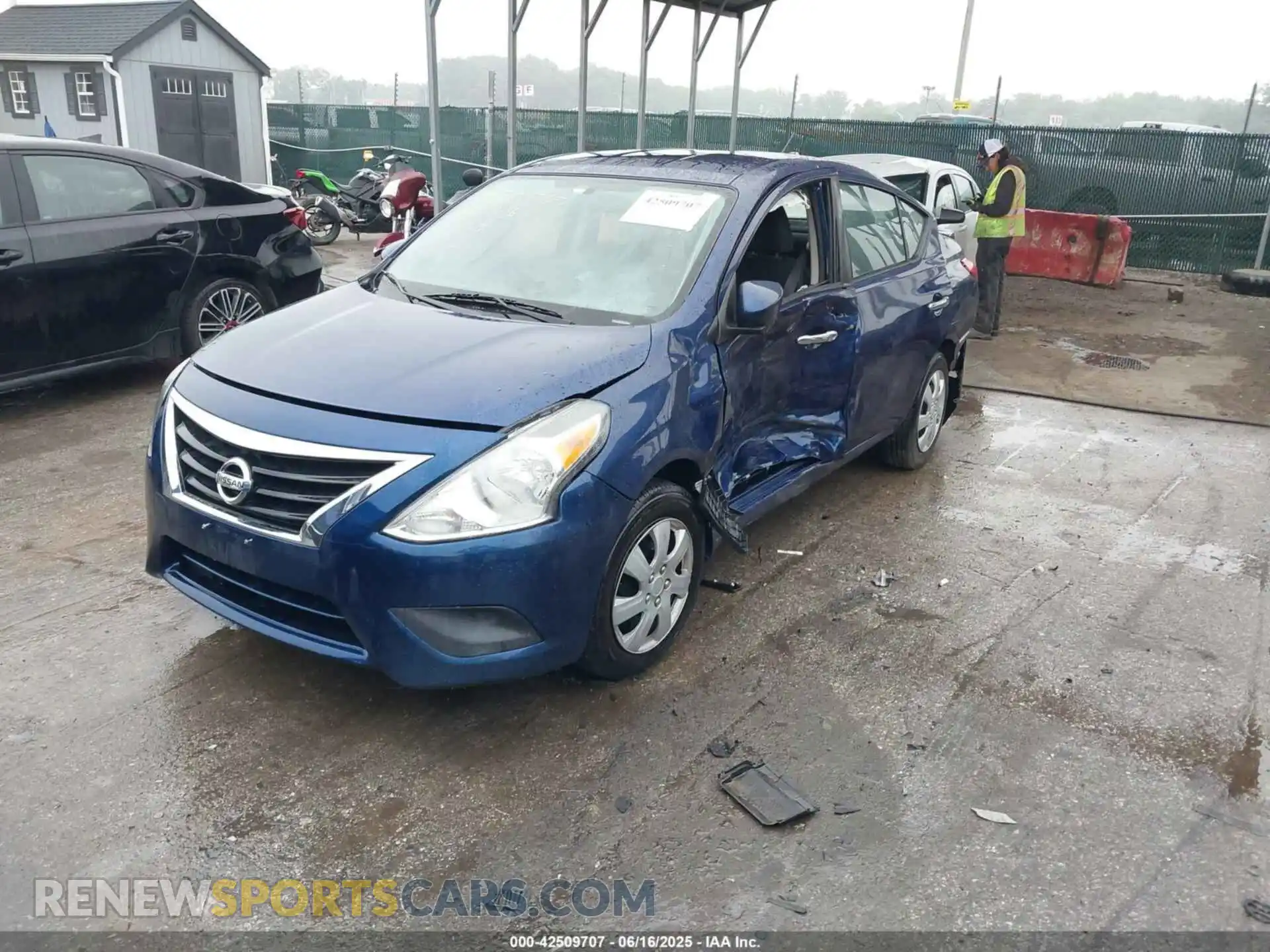 2 Фотография поврежденного автомобиля 3N1CN7AP5KL851335 NISSAN VERSA 2019